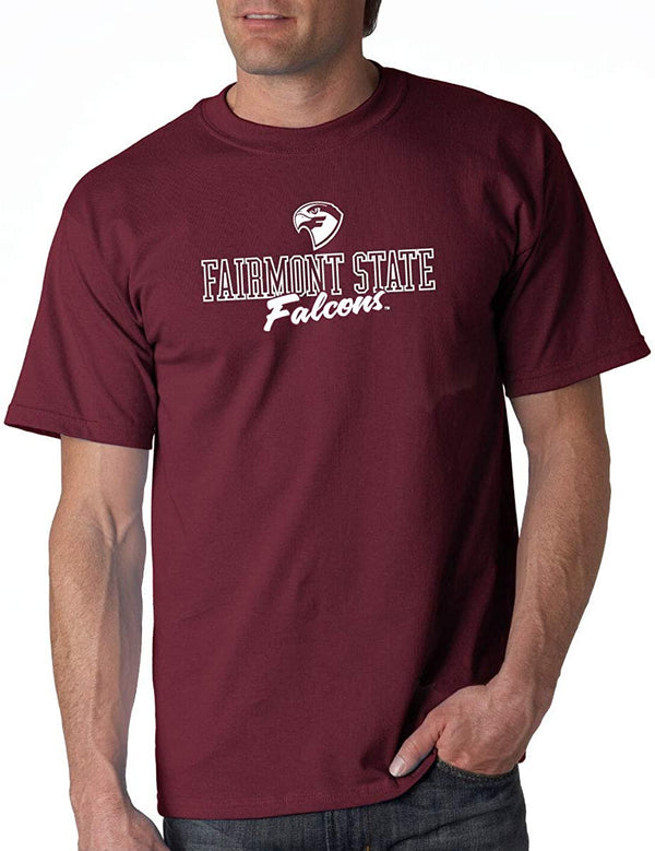 : J2 Sport Fairmont State Falcons NCAA Old School Sport Tail  Women's T-Shirt : Sports & Outdoors