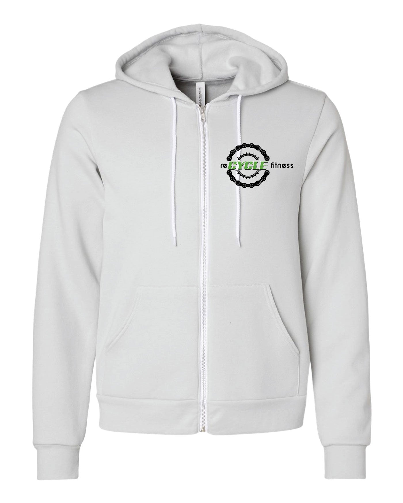 Recycle Fitness Sponge Fleece Full Zip Hoodie