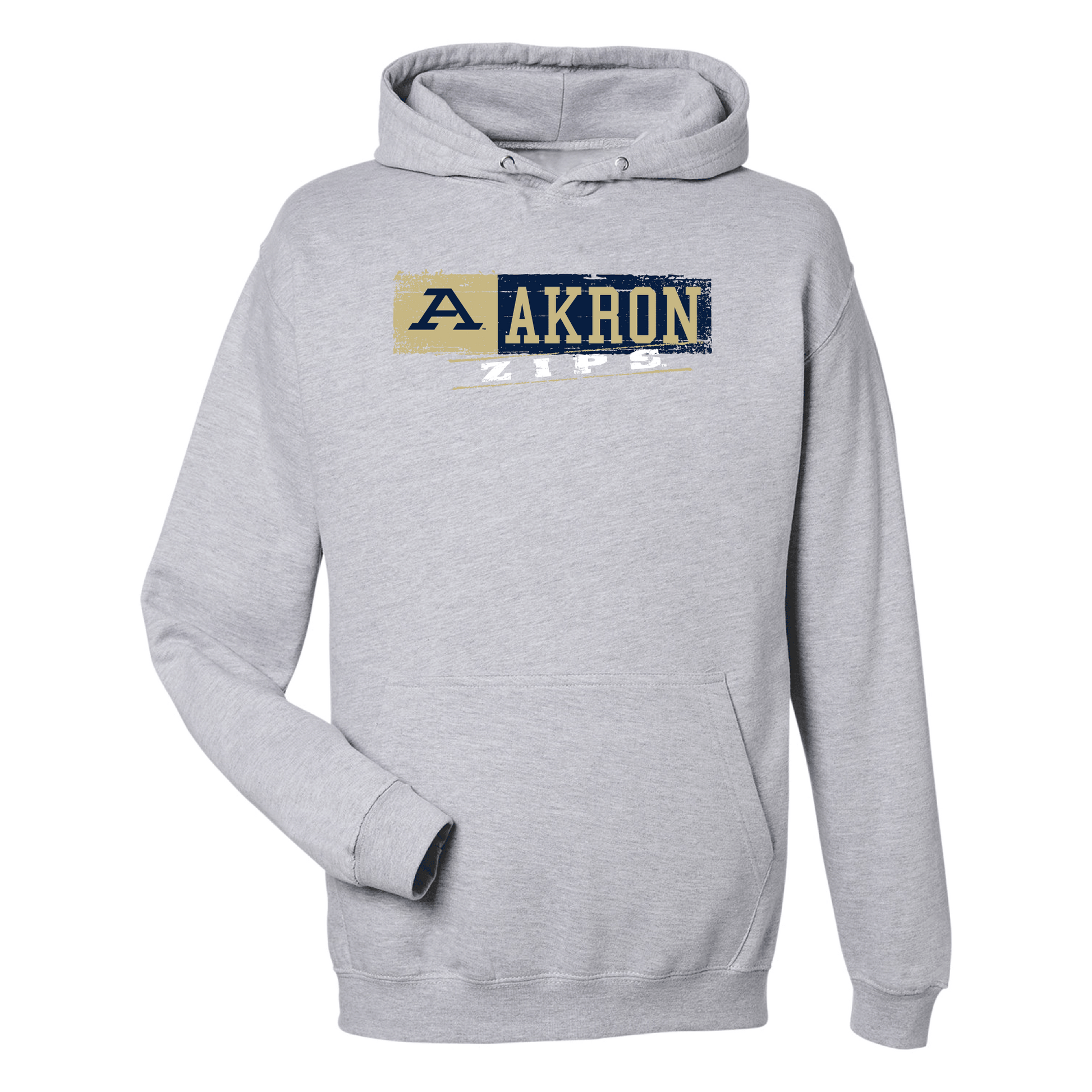 University of Akron Zips Sticker Hooded Sweatshirt