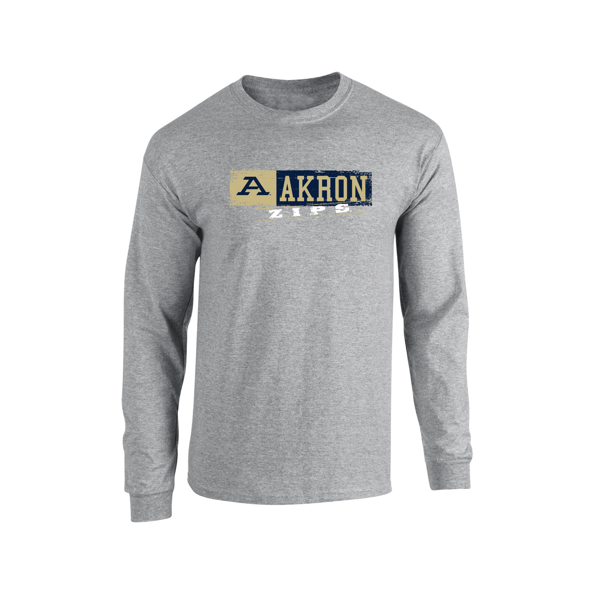 University of Akron Zips Sticker Adult Long Sleeve T-Shirt