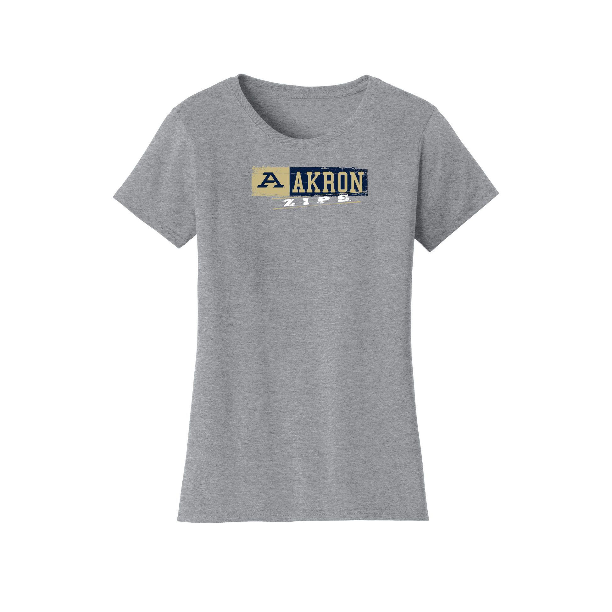 University of Akron Zips Sticker Womens T-Shirt