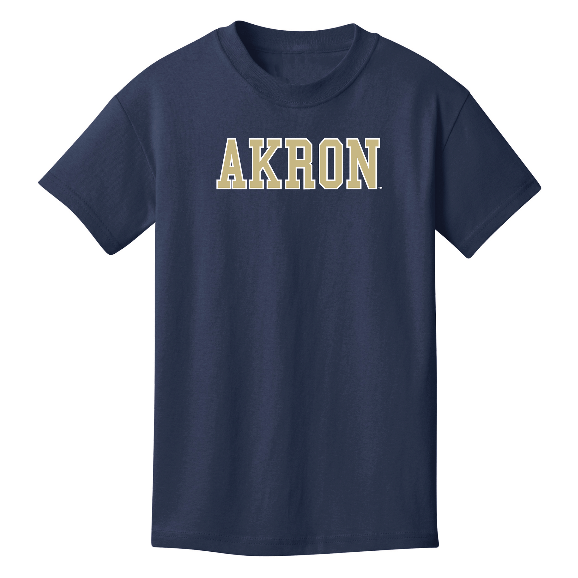 University of Akron Zips Block Youth T-Shirt