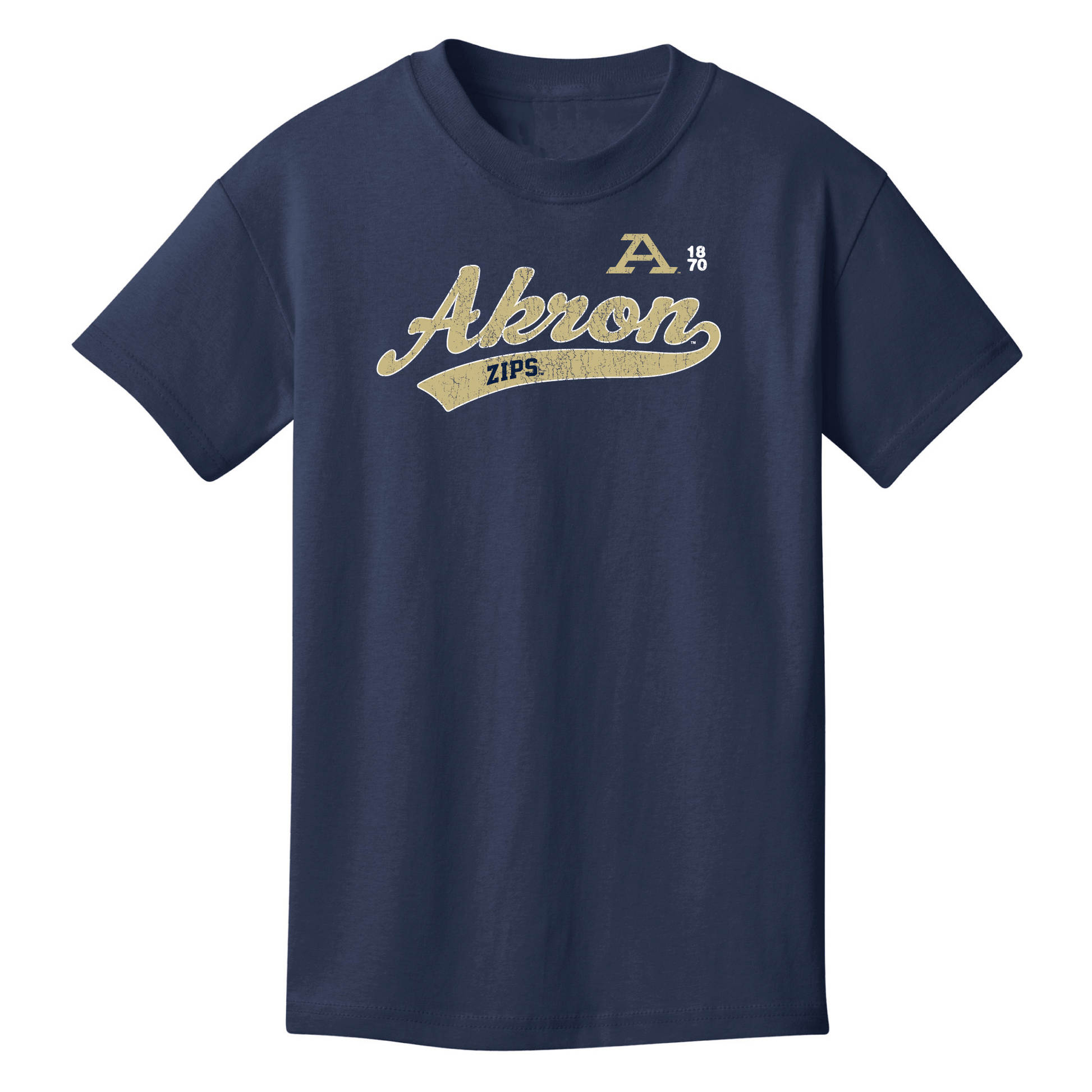 University of Akron Zips Old School Youth T-Shirt