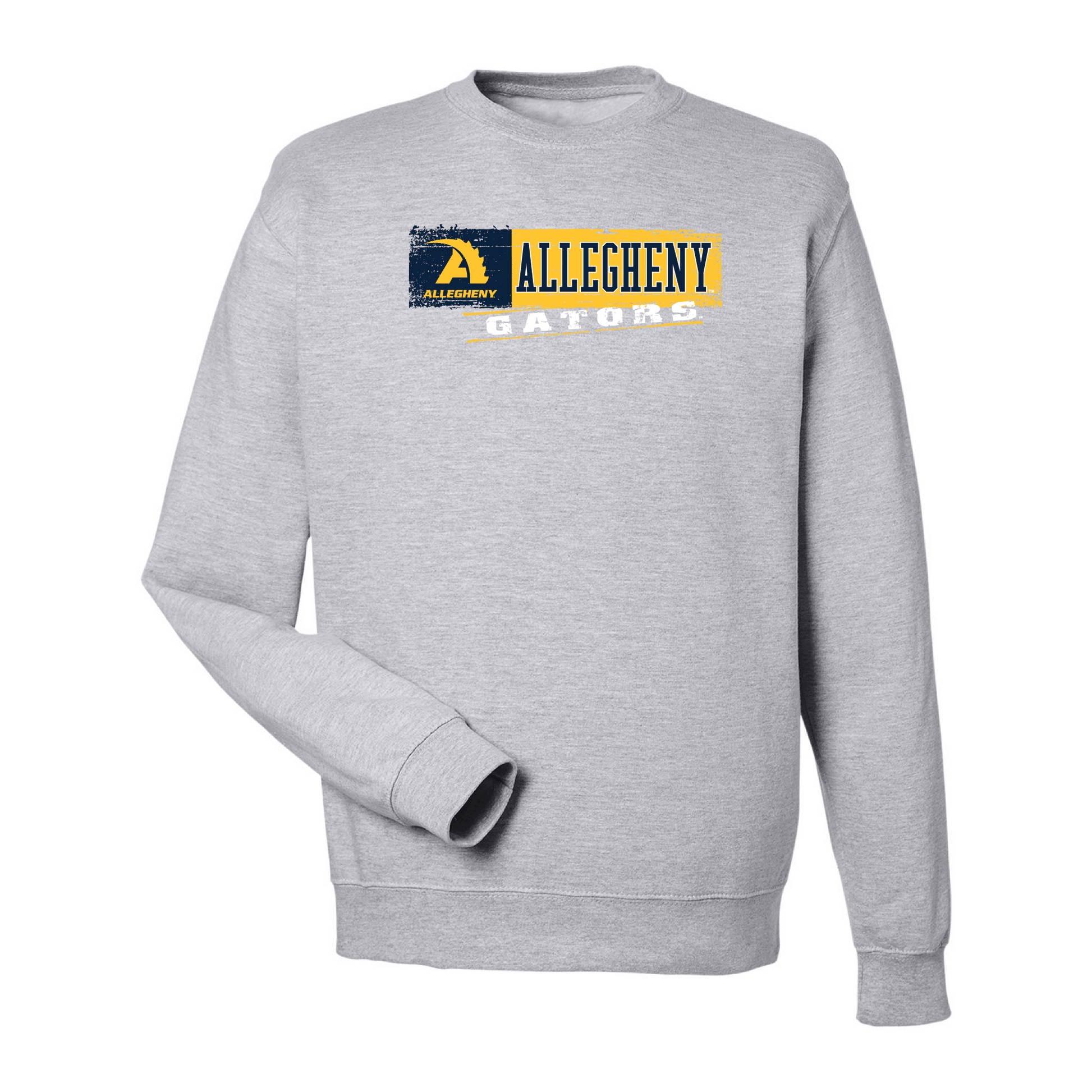 Allegheny College Gators Sticker Crewneck Sweatshirt