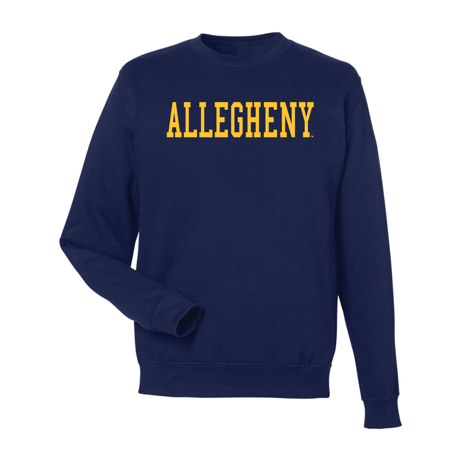 Allegheny College Gators Block Crewneck Sweatshirt