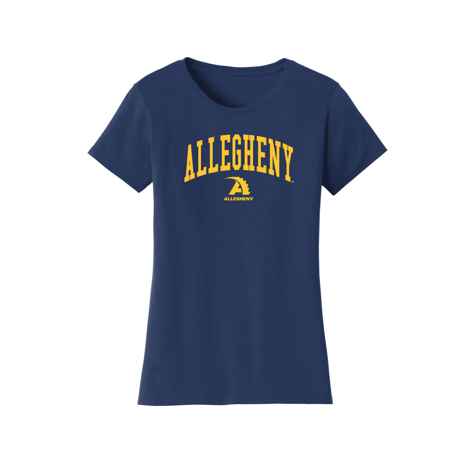 Allegheny College Gators Jumbo Arch Womens T-Shirt