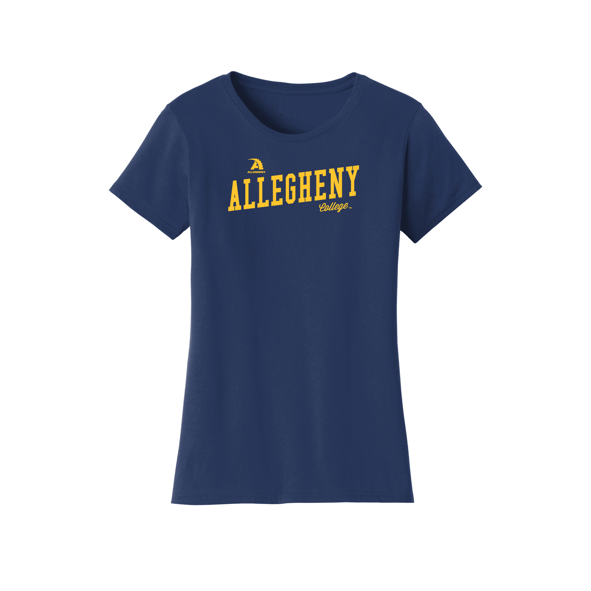 Allegheny College Gators Uphill Victory Womens T-Shirt