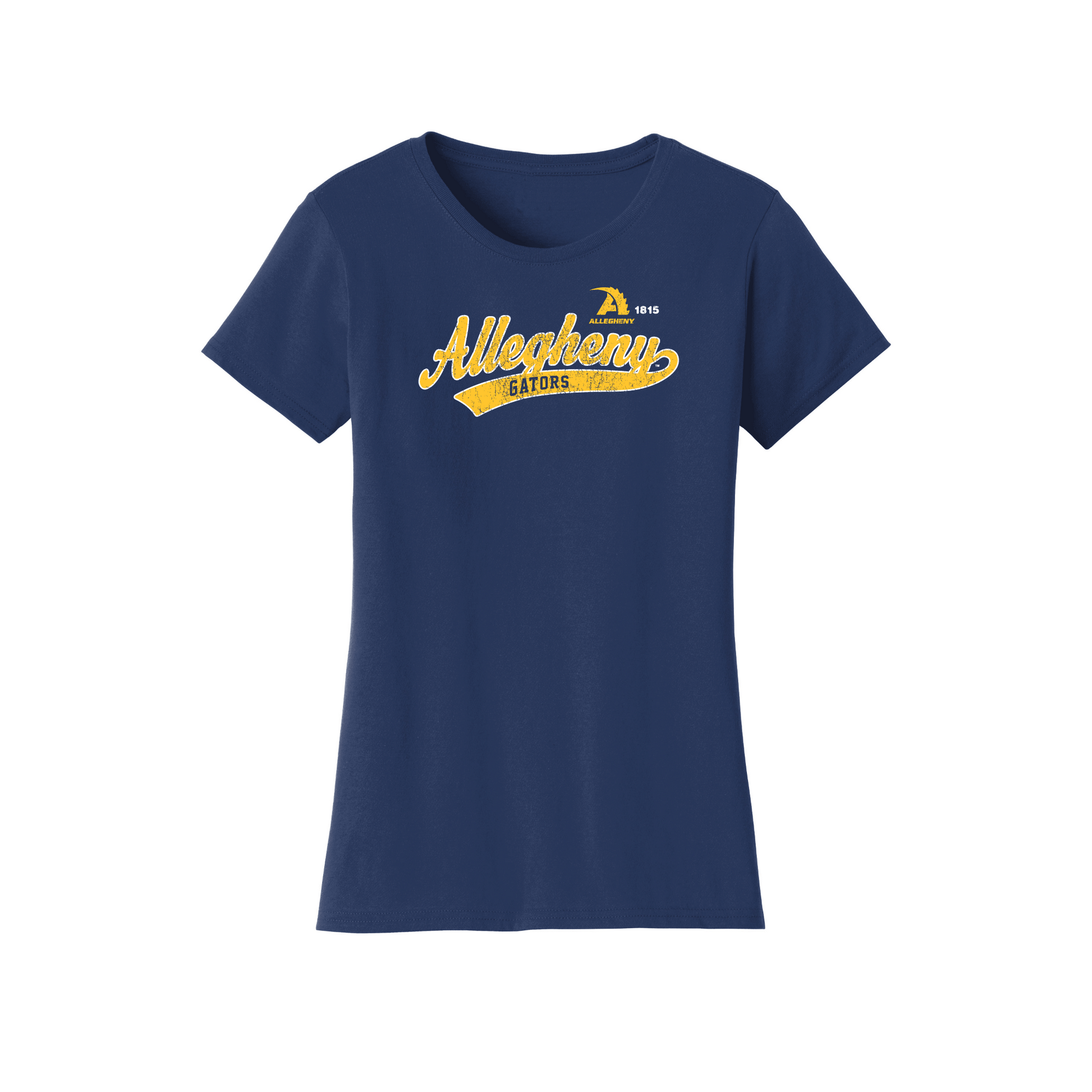 Allegheny College Gators Old School Womens T-Shirt