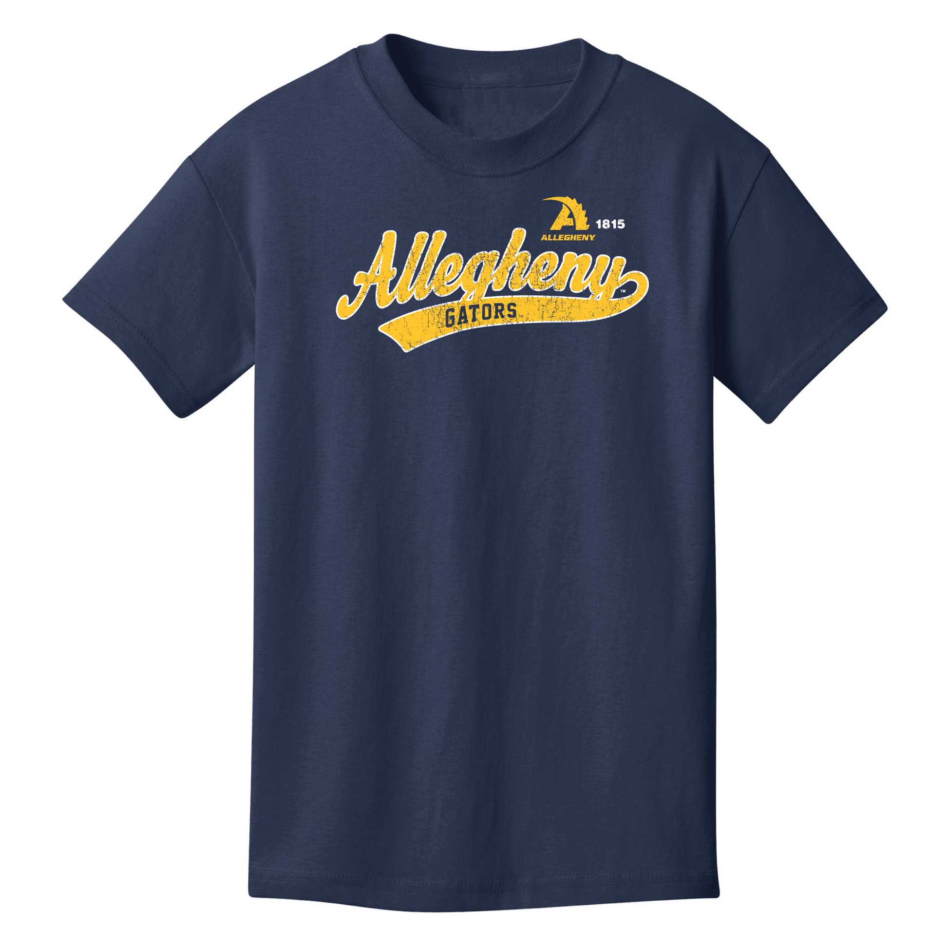 Allegheny College Gators Old School Youth T-Shirt