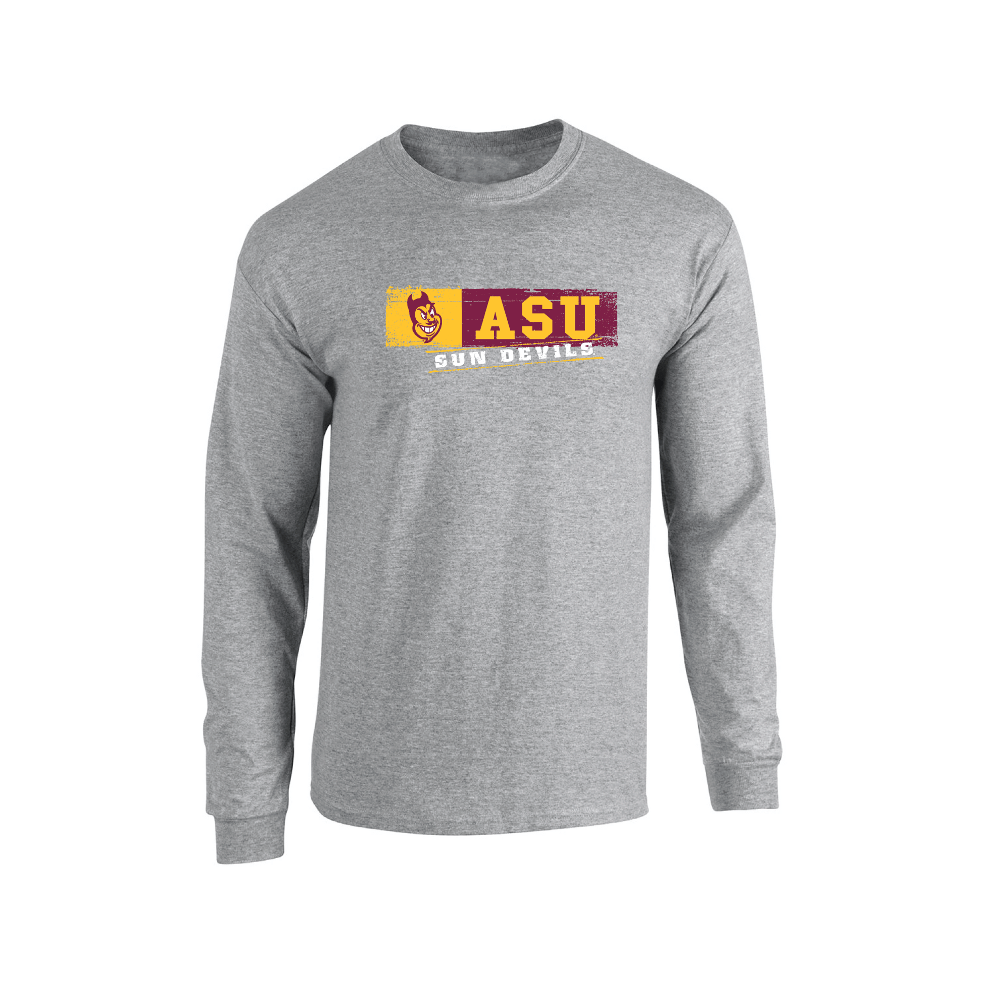 Arizona State University Sun Devils Sticker Adult Long Sleeve T-Shirt