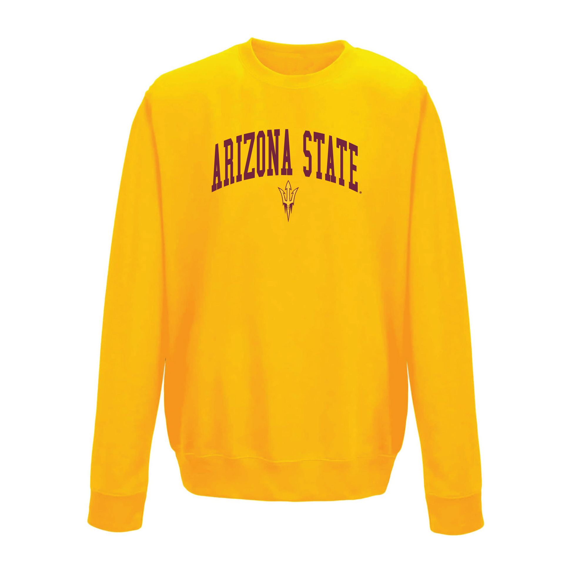 Arizona State University Sun Devils Jumbo Arch Crewneck Sweatshirt