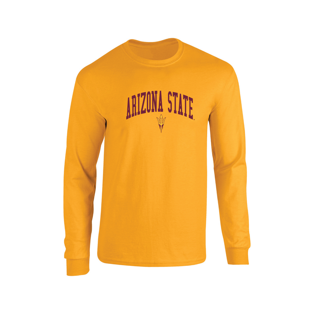 Arizona State University Sun Devils Jumbo Arch Adult Long Sleeve T-Shirt