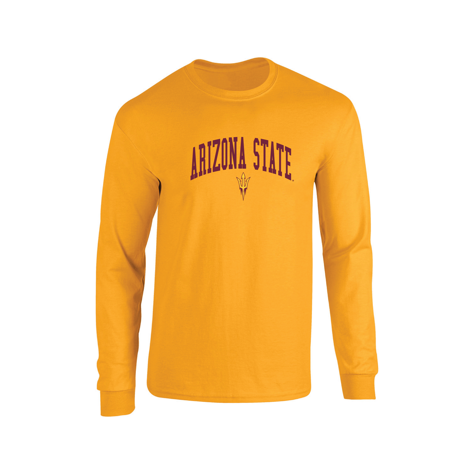 Arizona State University Sun Devils Jumbo Arch Adult Long Sleeve T-Shirt