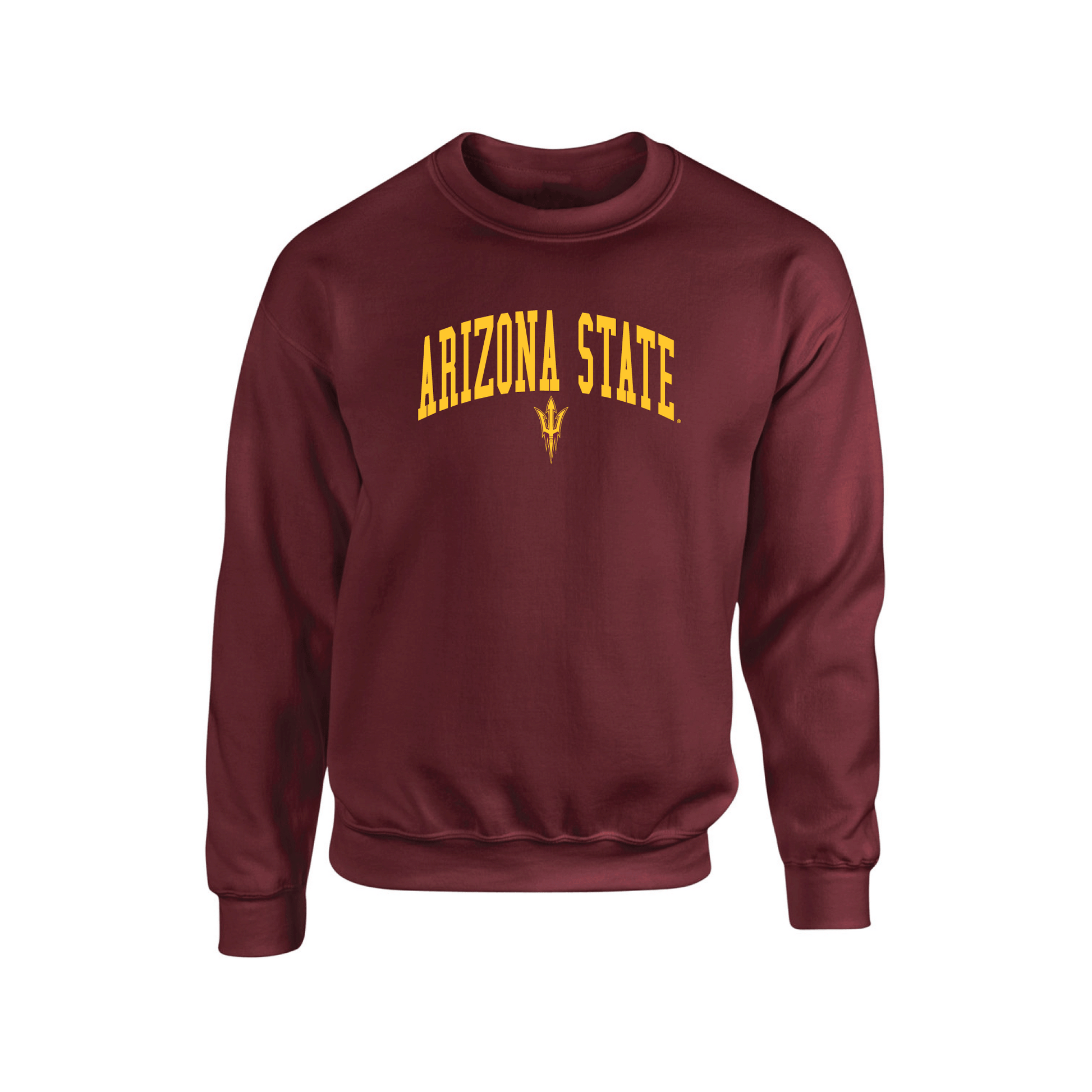 Arizona State University Sun Devils Jumbo Arch Crewneck Sweatshirt