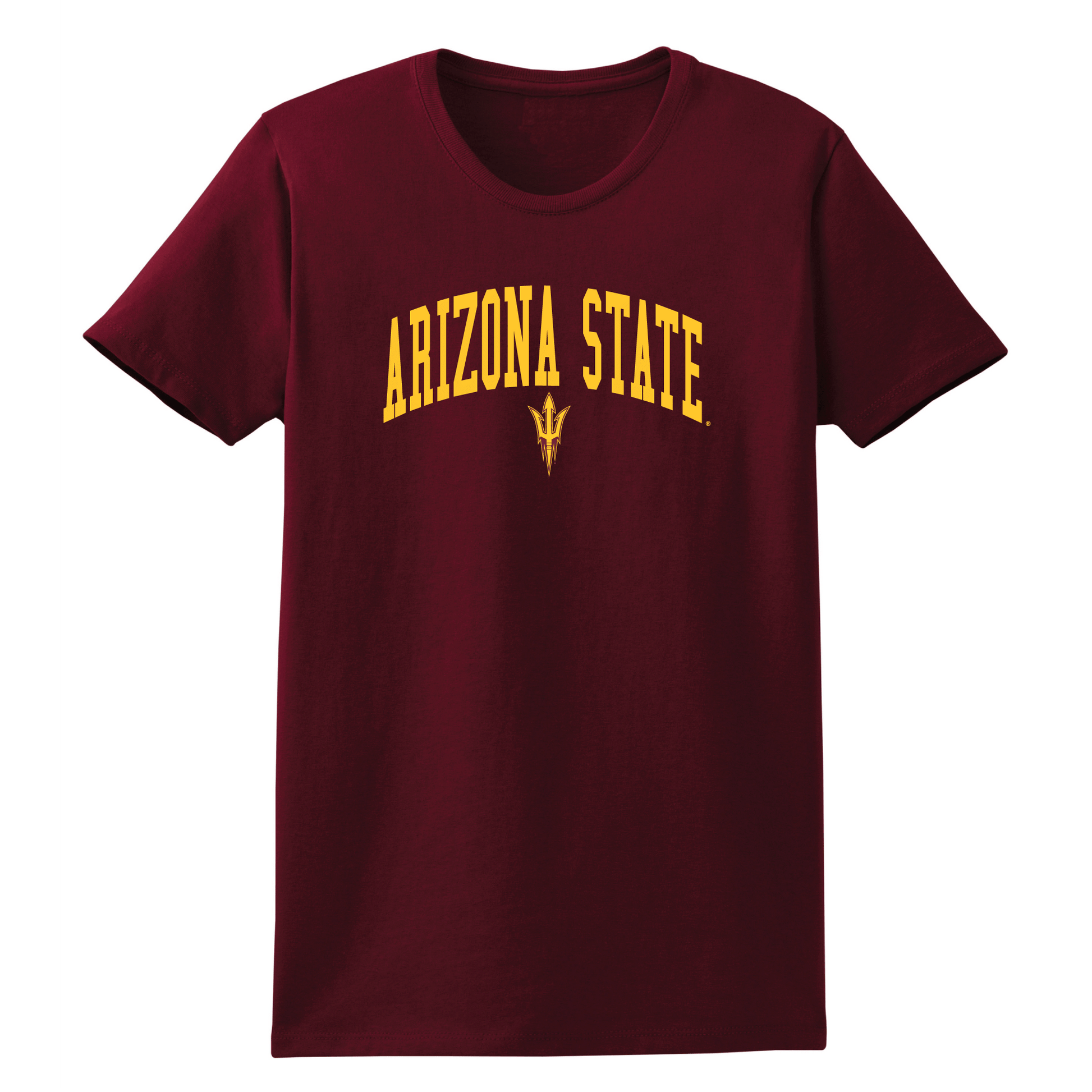 Arizona State University Sun Devils Jumbo Arch Womens T-Shirt