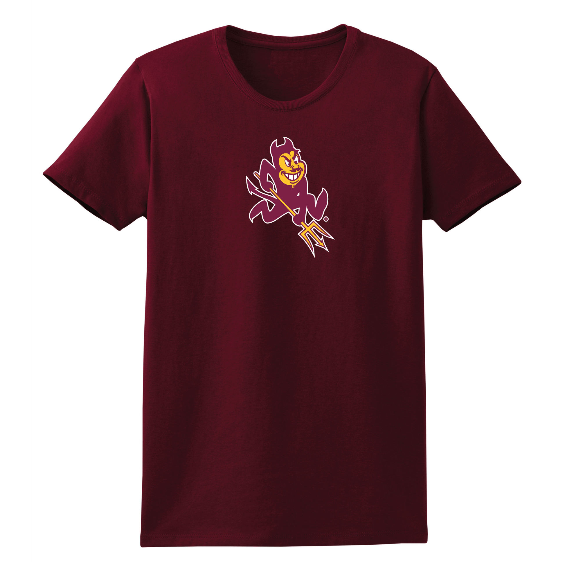 Arizona State University Sun Devils Jumbo Logo Womens T-Shirt