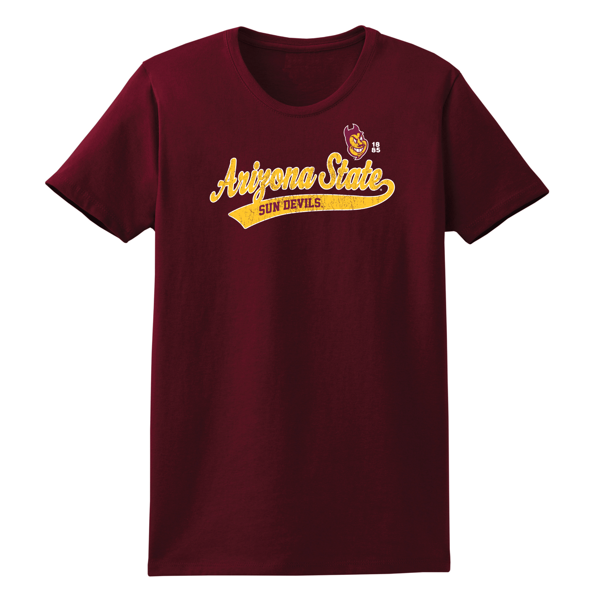 Arizona State University Sun Devils Old School Womens T-Shirt