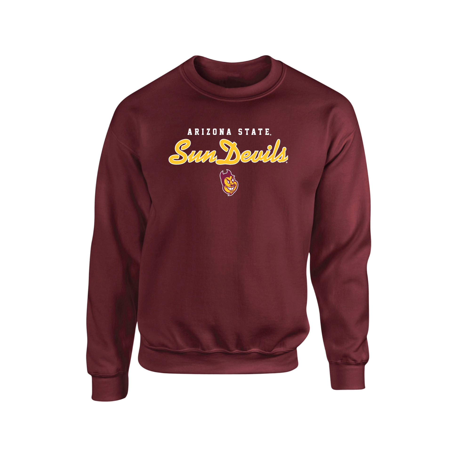 Arizona State University Sun Devils Machine Script Crewneck Sweatshirt