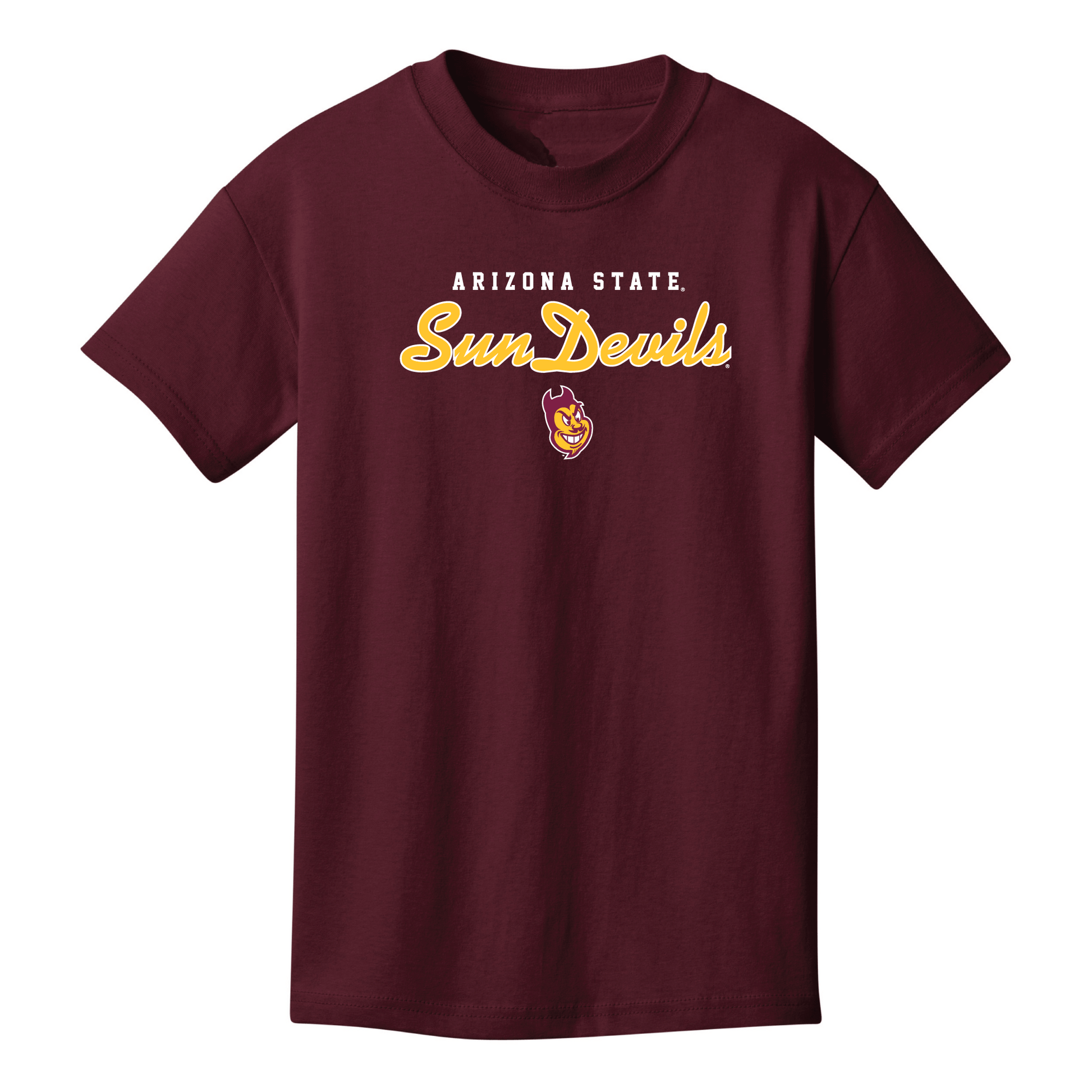 Arizona State University Sun Devils Machine Script Youth T-Shirt