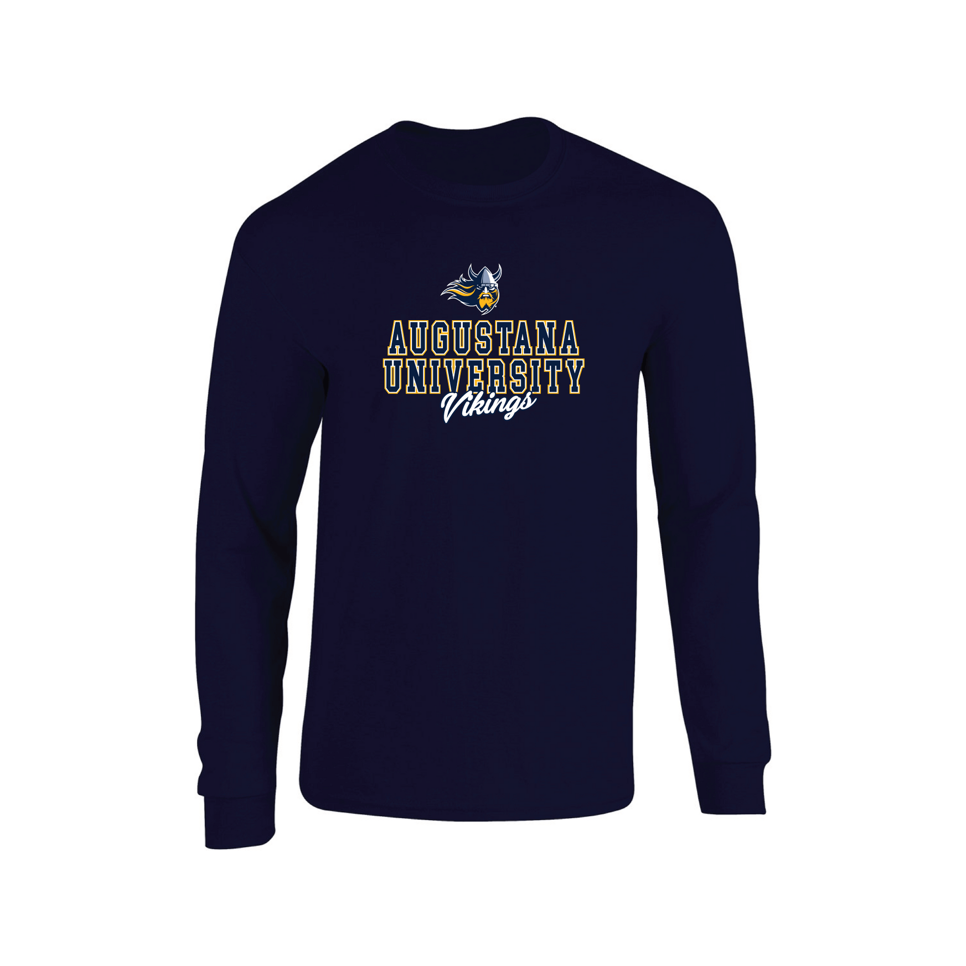 Augustana University Vikings Campus Script Adult Long Sleeve T-Shirt