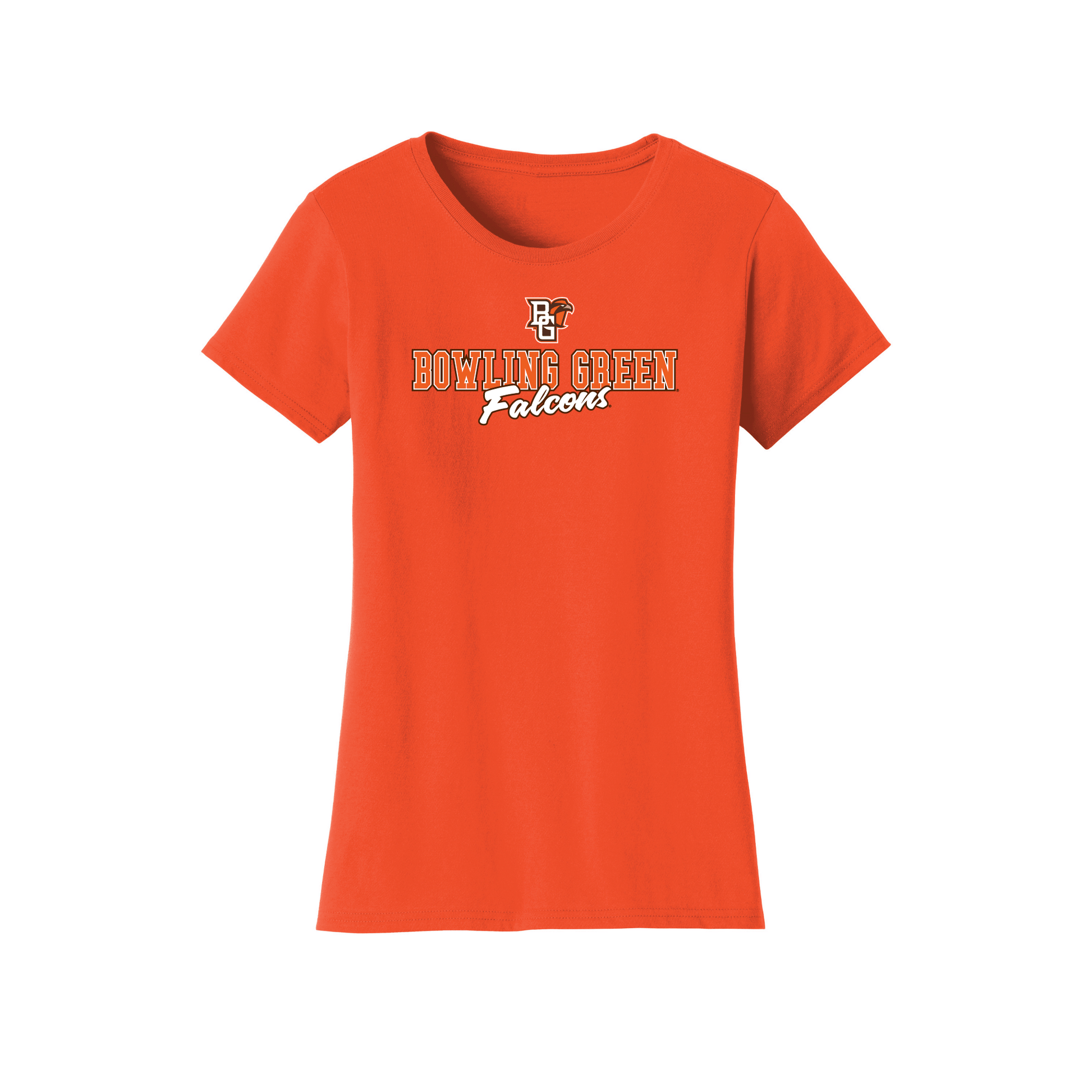 Bowling Green State University Falcons Campus Script Womens T-Shirt