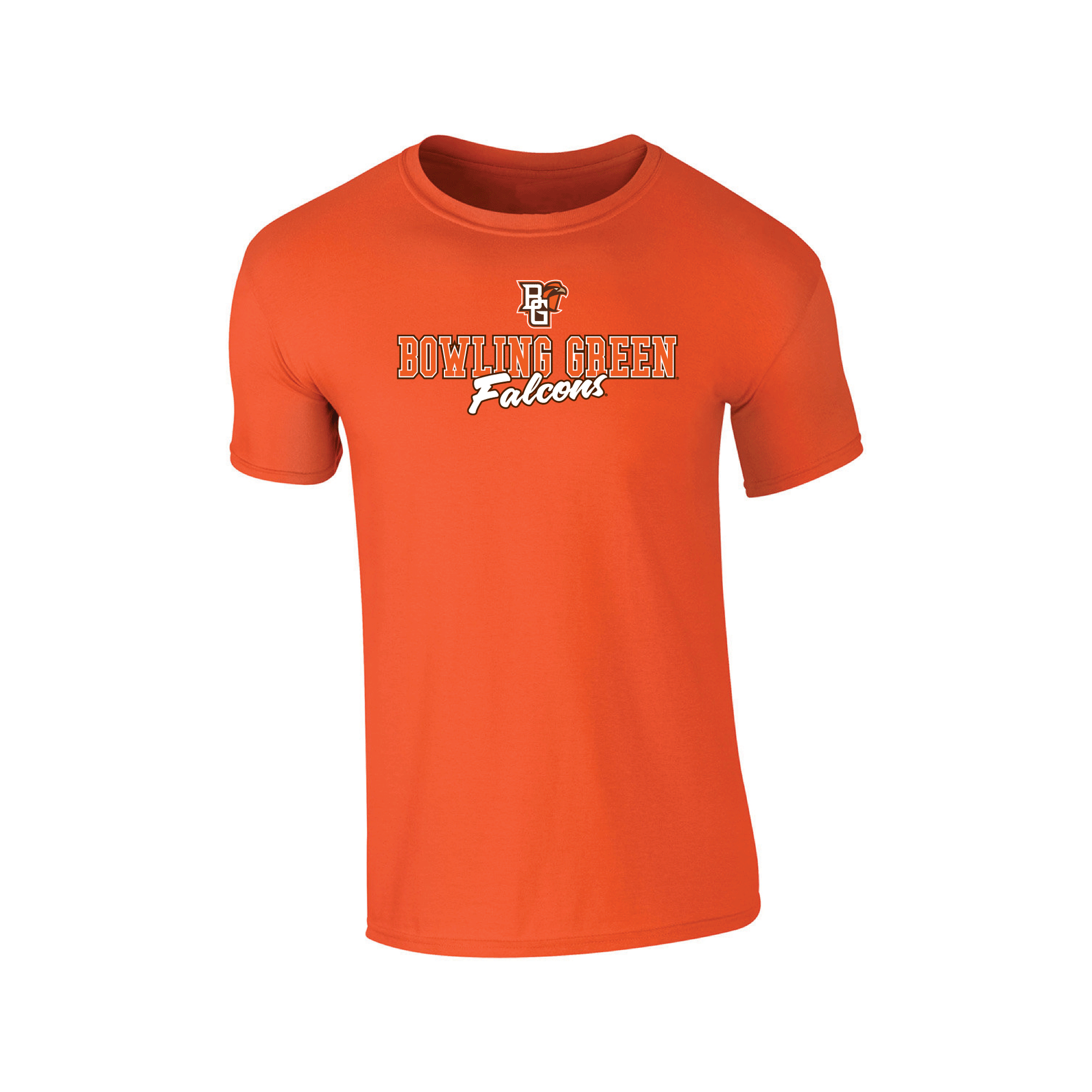 Bowling Green State University Falcons Campus Script Adult T-Shirt