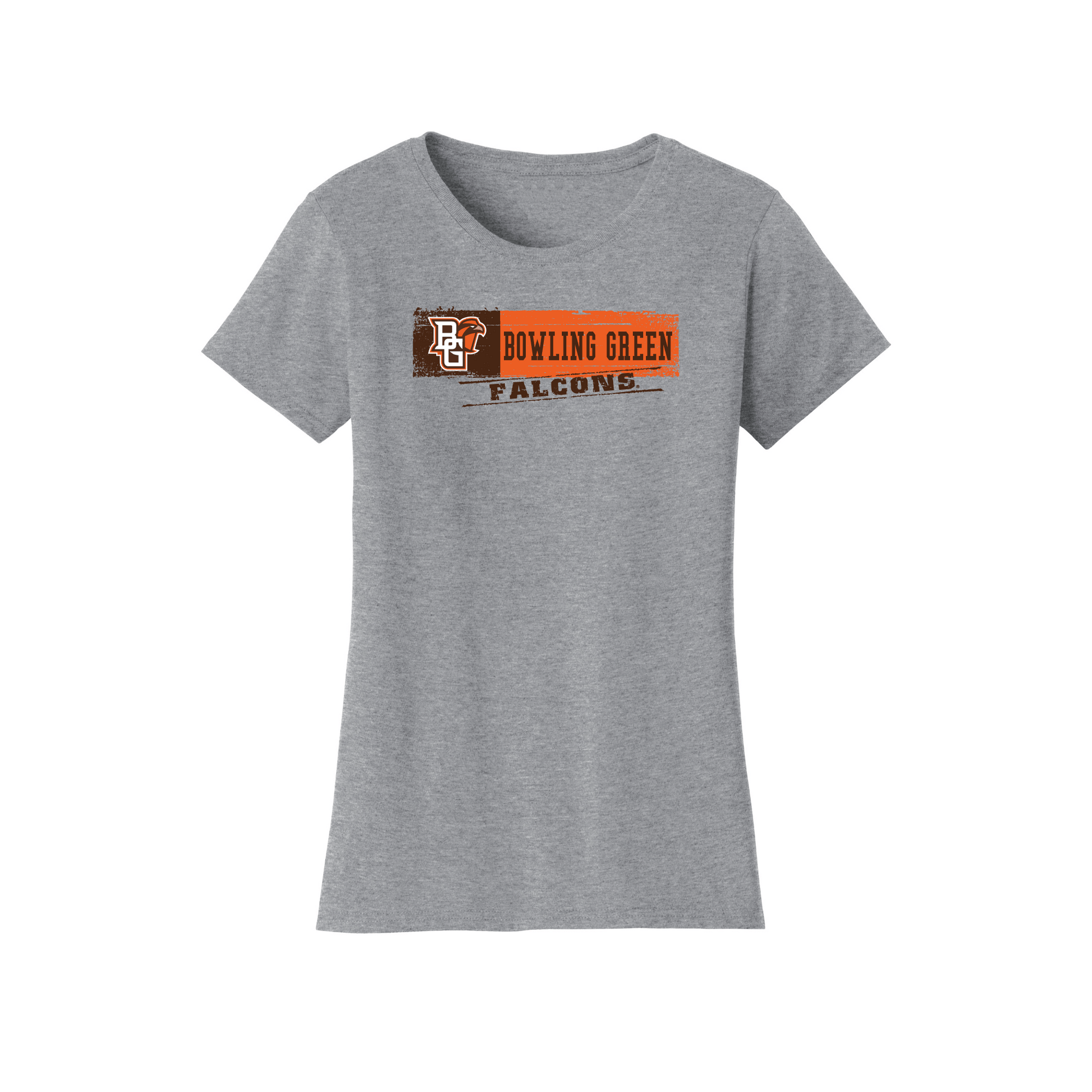 Bowling Green State University Falcons Sticker Womens T-Shirt