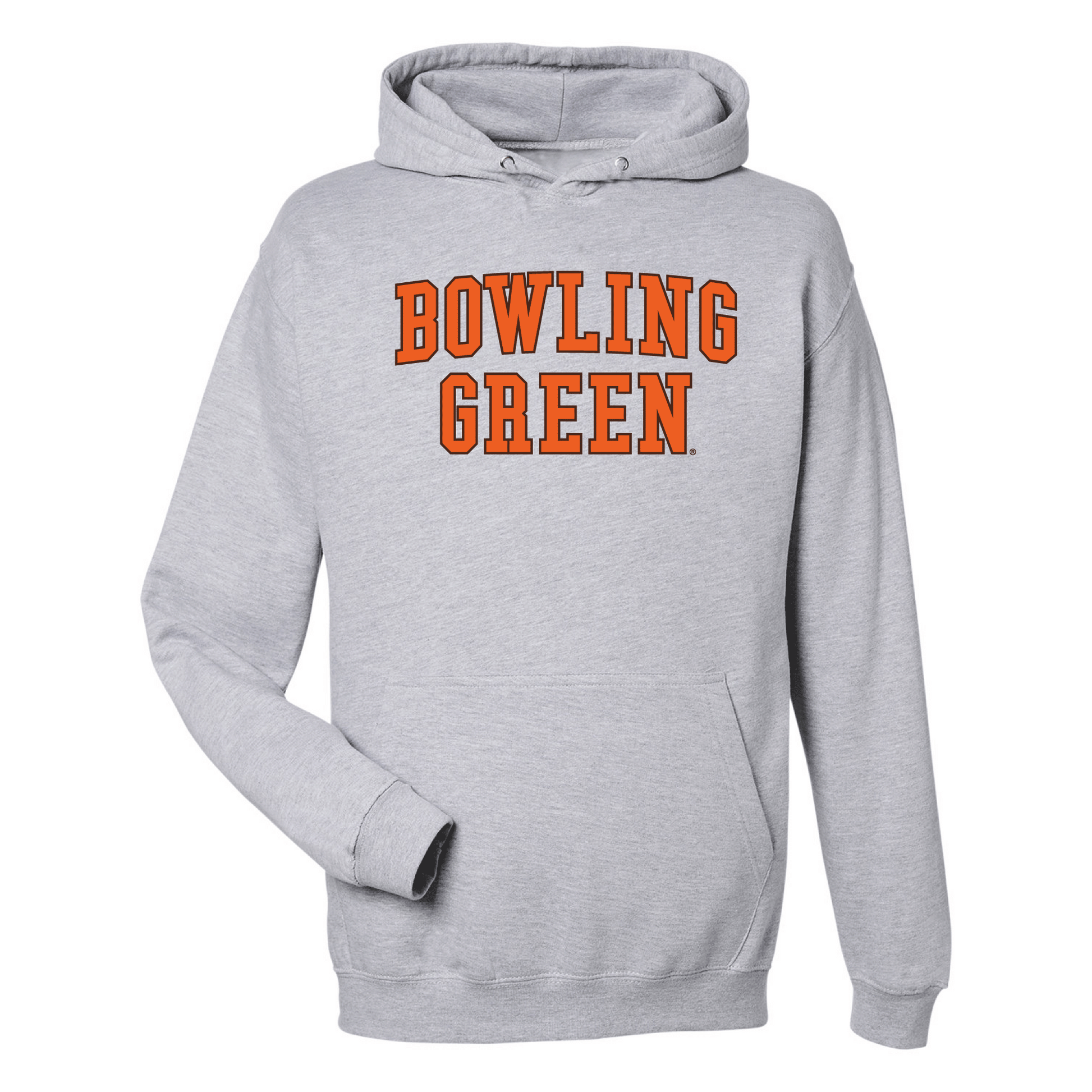 Bowling Green State University Falcons Block Hooded Sweatshirt