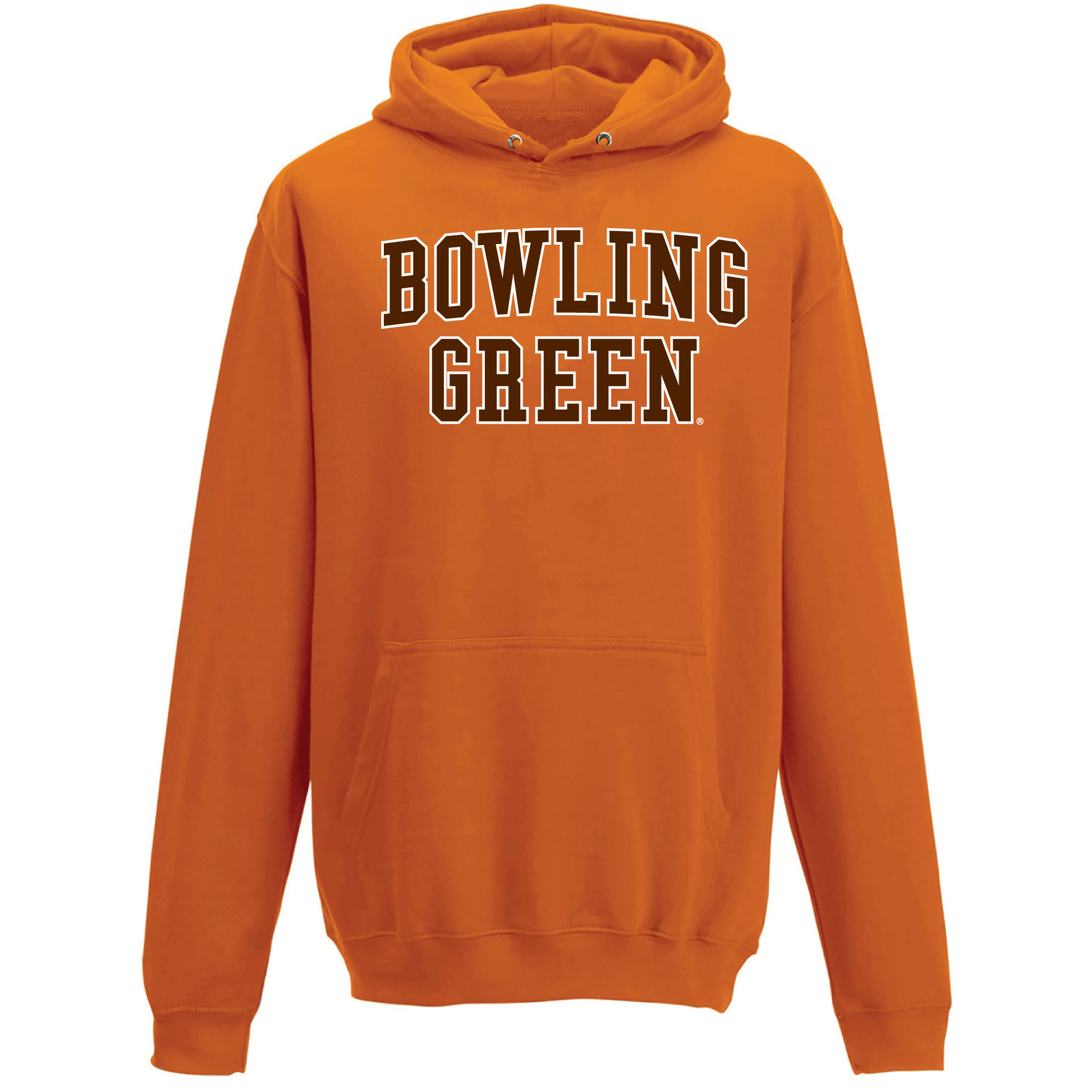 Bowling Green State University Falcons Block Hooded Sweatshirt