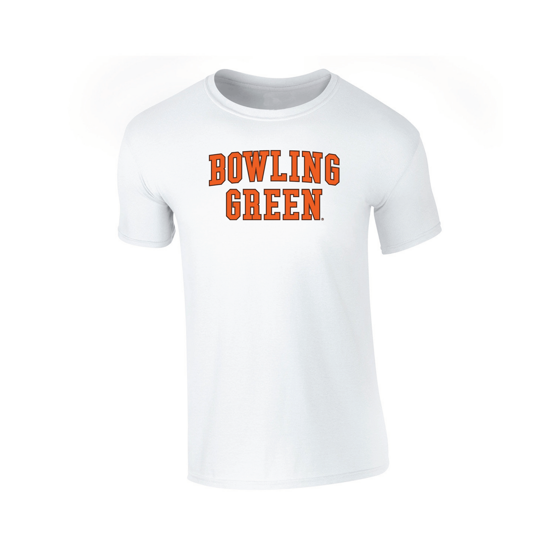 Bowling Green State University Falcons Block Adult T-Shirt