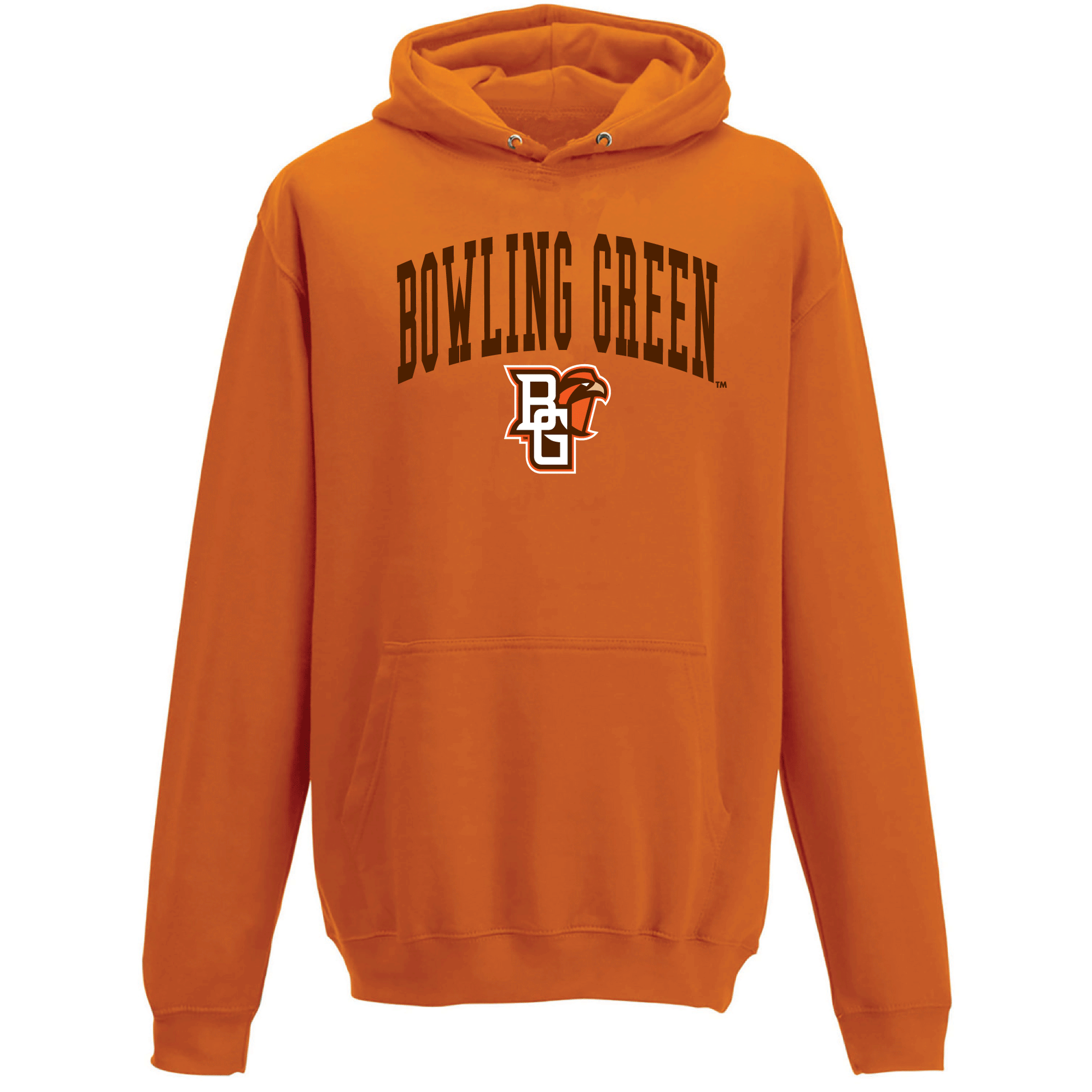 Bowling Green State University Falcons Jumbo Arch Hooded Sweatshirt