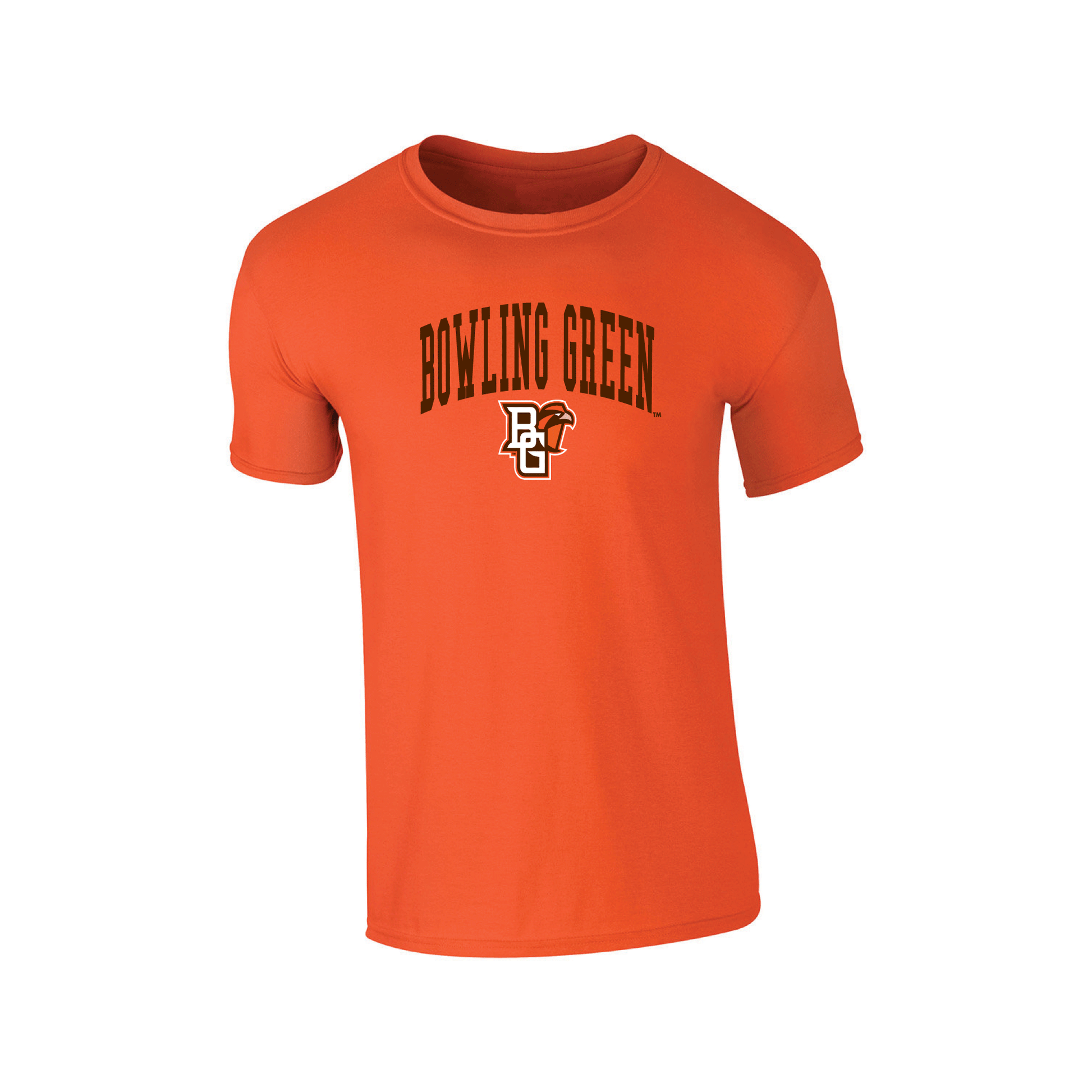 Bowling Green State University Falcons Jumbo Arch Adult T-Shirt