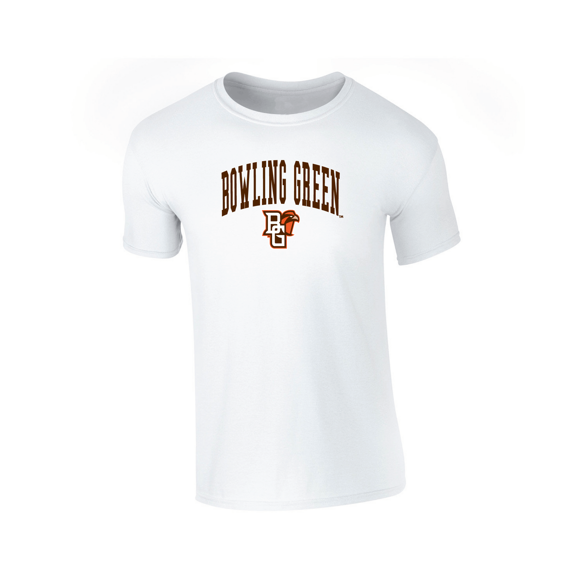 Bowling Green State University Falcons Jumbo Arch Adult T-Shirt
