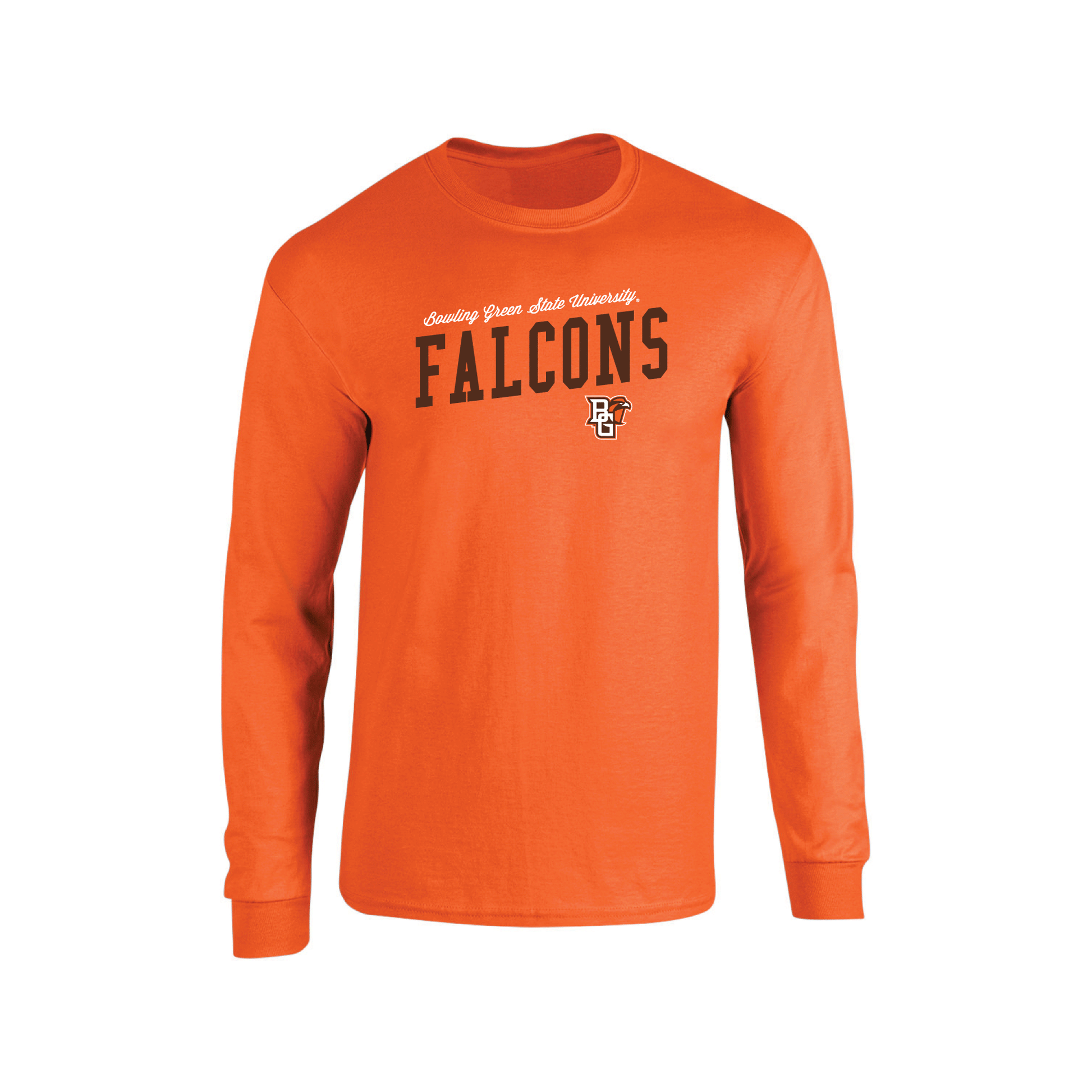 Bowling Green State University Falcons Uphill Victory Adult Long Sleeve T-Shirt