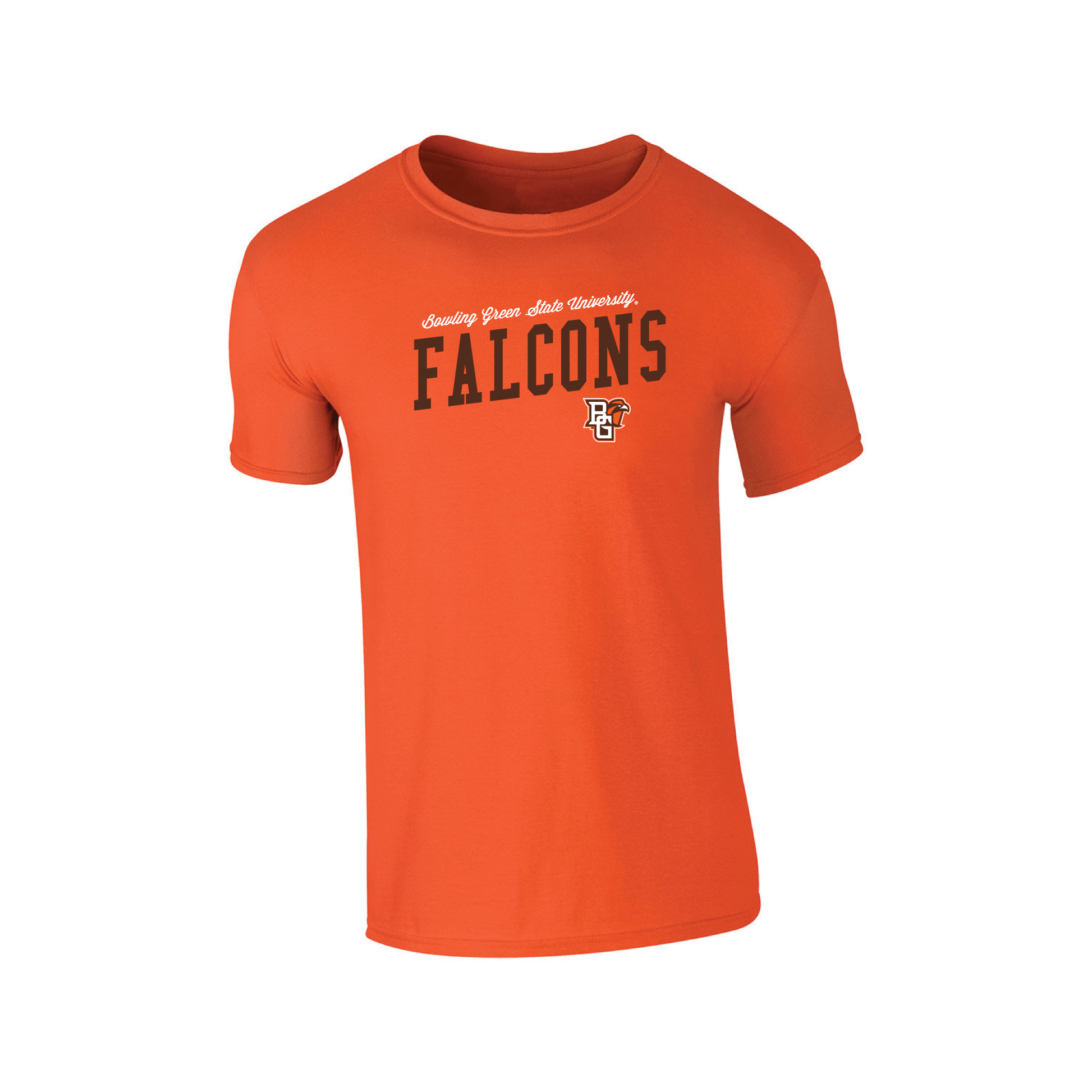Bowling Green State University Falcons Uphill Victory Adult T-Shirt