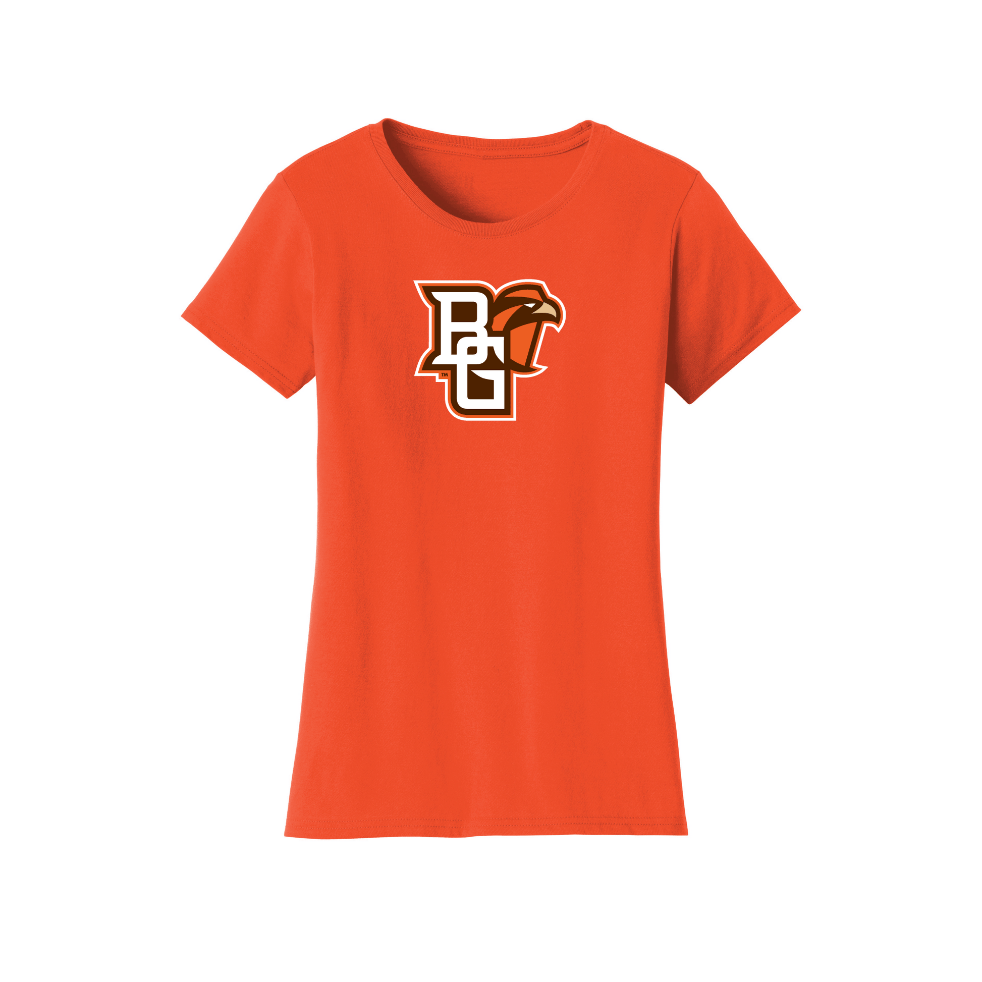 Bowling Green State University Falcons Jumbo Logo Womens T-Shirt