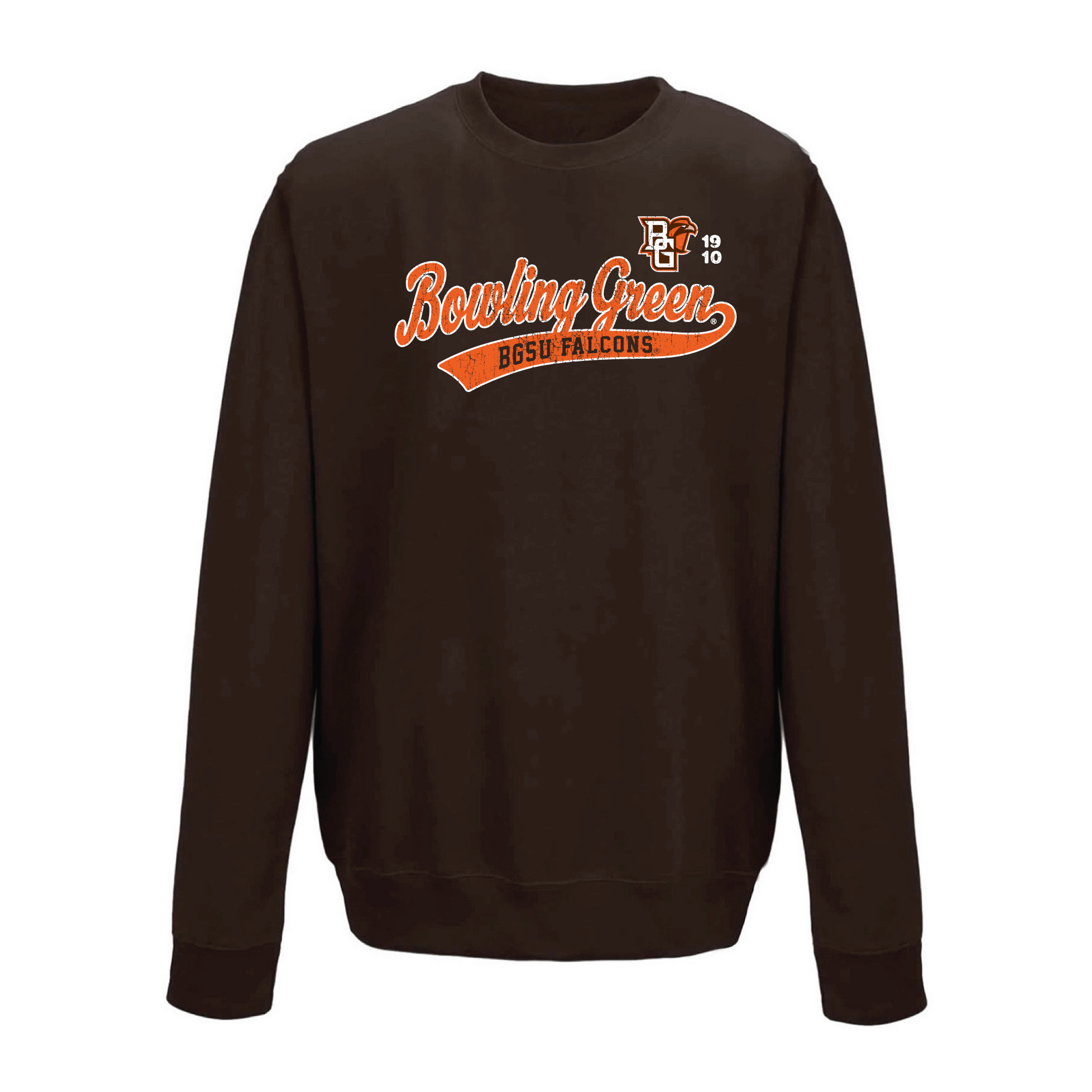 Bowling Green State University Falcons Old School Crewneck Sweatshirt