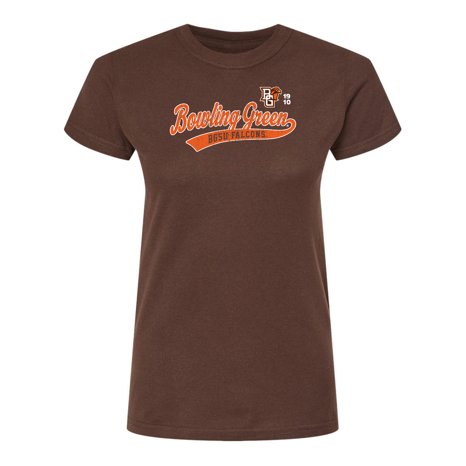 Bowling Green State University Falcons Old School Womens T-Shirt