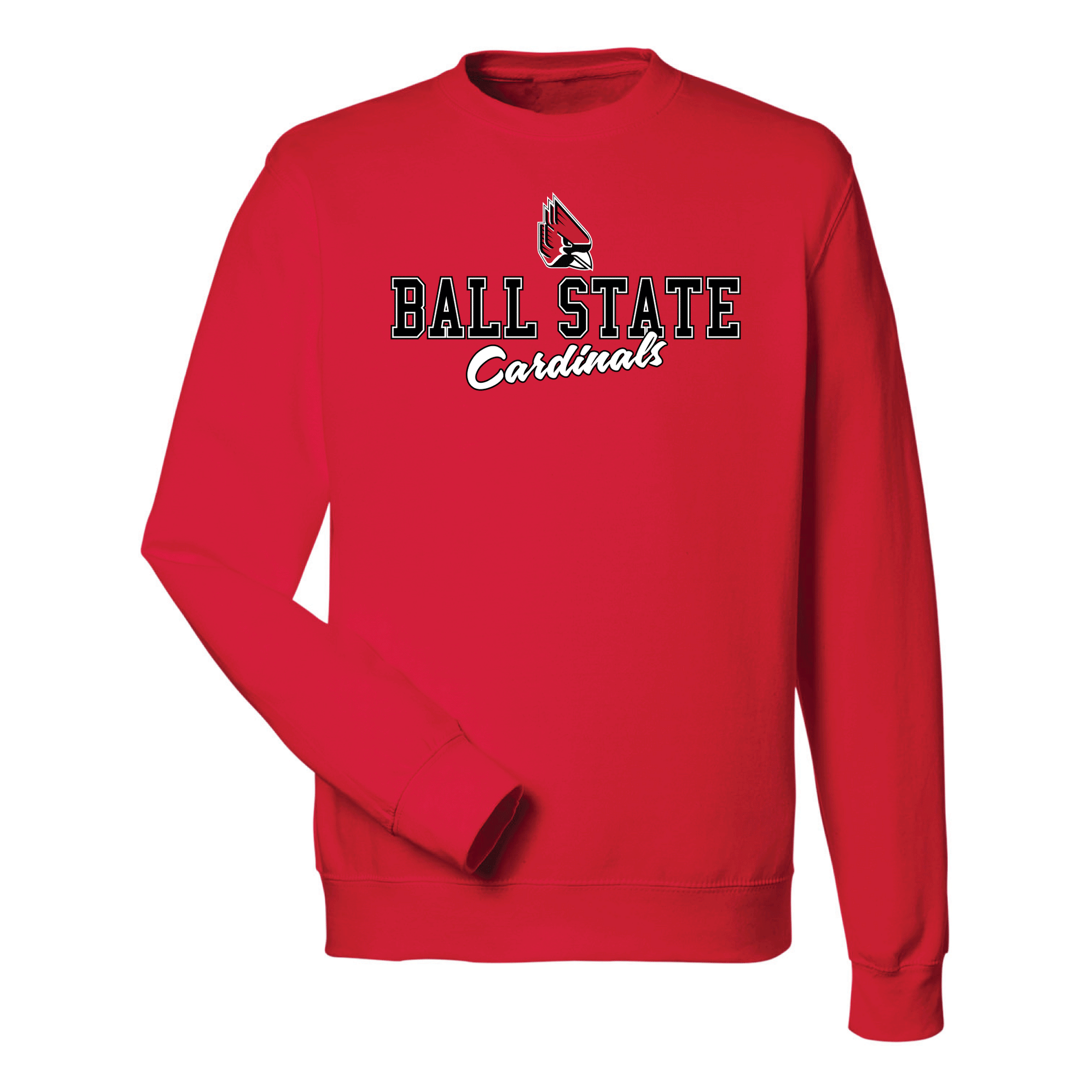 Ball State University Cardinals Campus Script Crewneck Sweatshirt