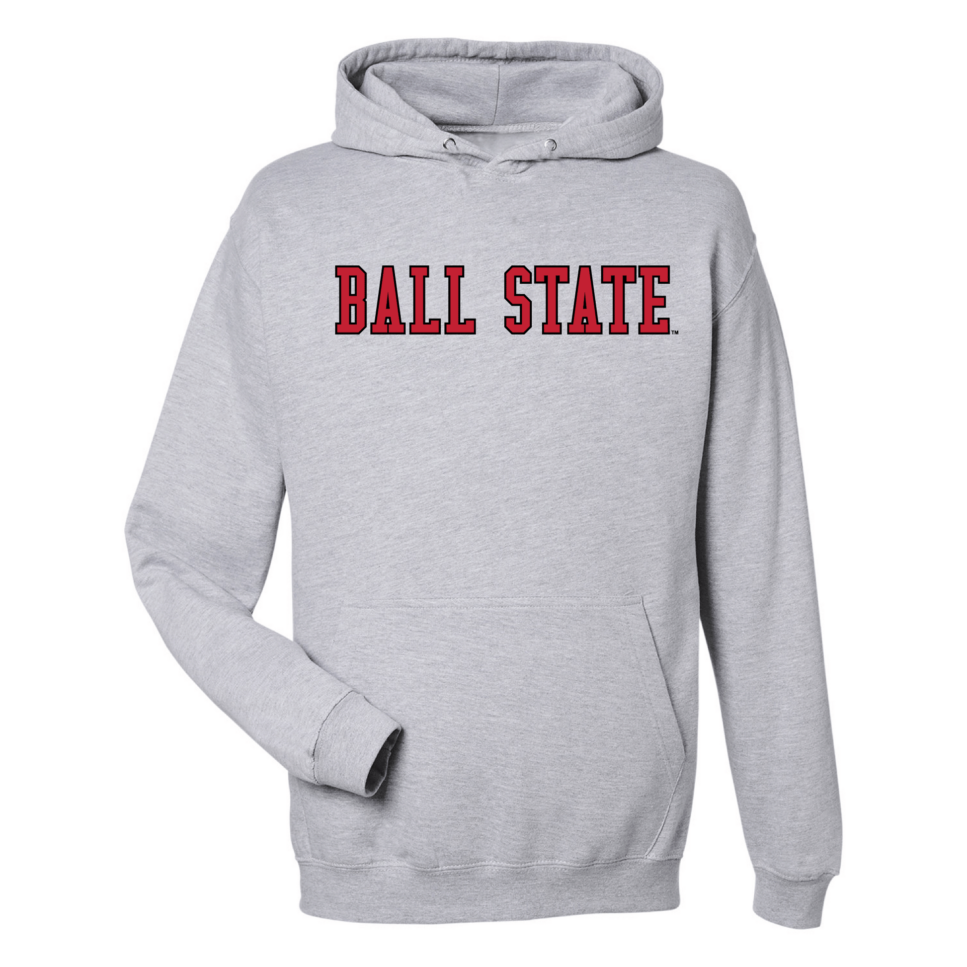 Ball State University Cardinals Block Hooded Sweatshirt