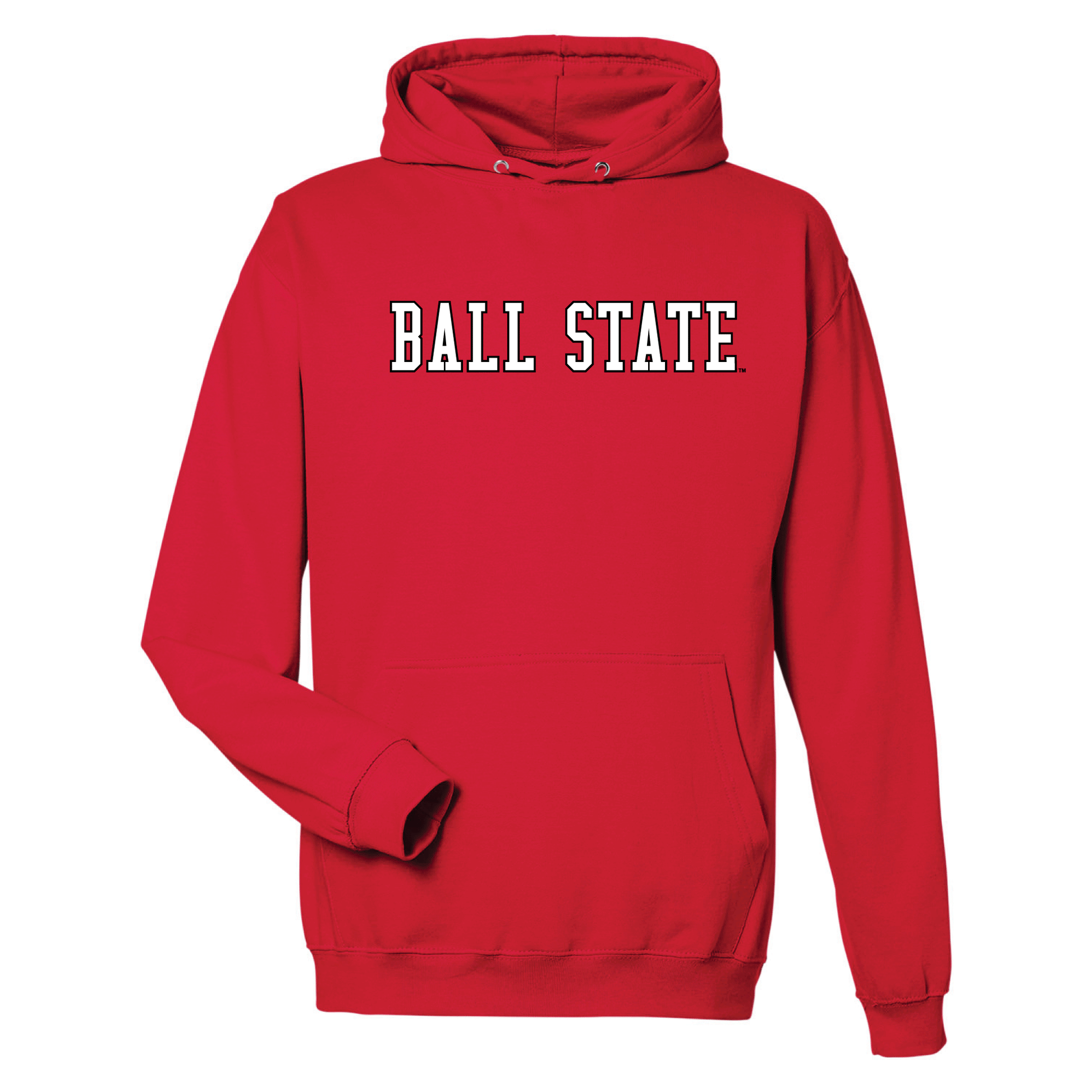 Ball State University Cardinals Block Hooded Sweatshirt