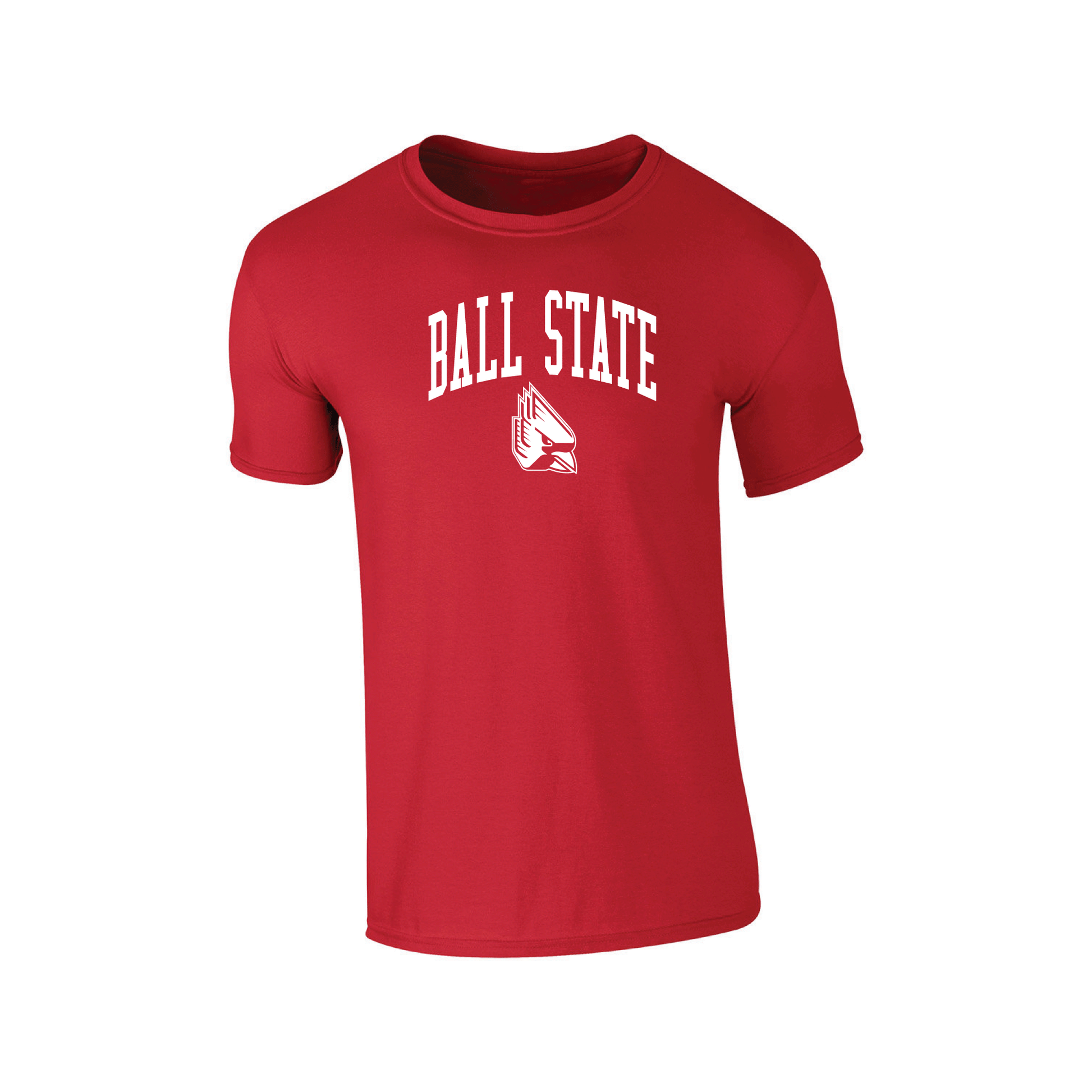 Ball State University Cardinals Jumbo Arch Adult T-Shirt