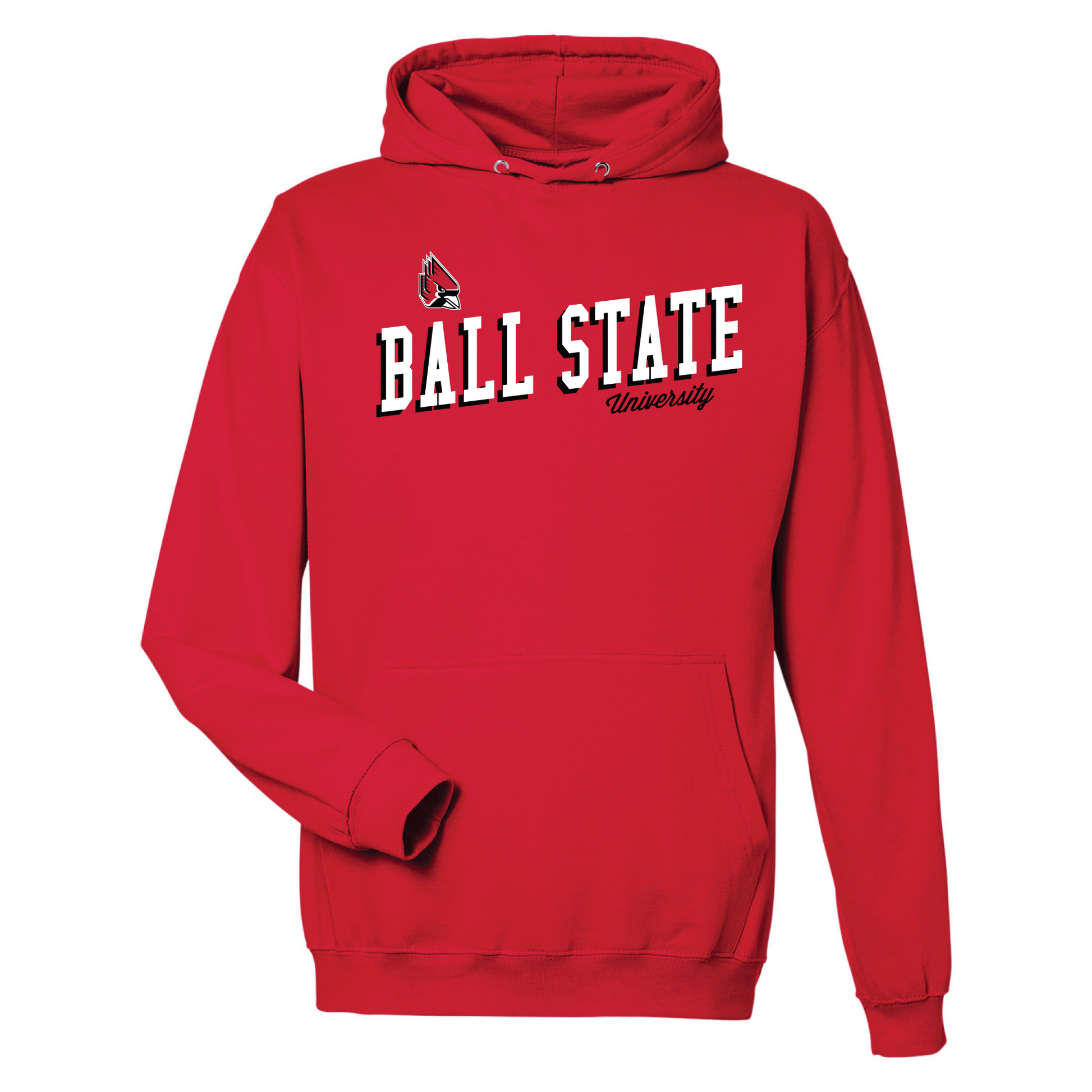 Ball State University Cardinals Uphill Victory Hooded Sweatshirt