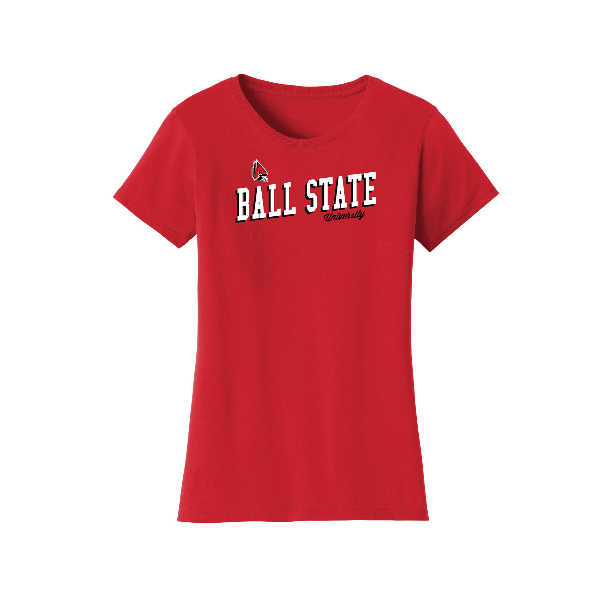 Ball State University Cardinals Uphill Victory Womens T-Shirt