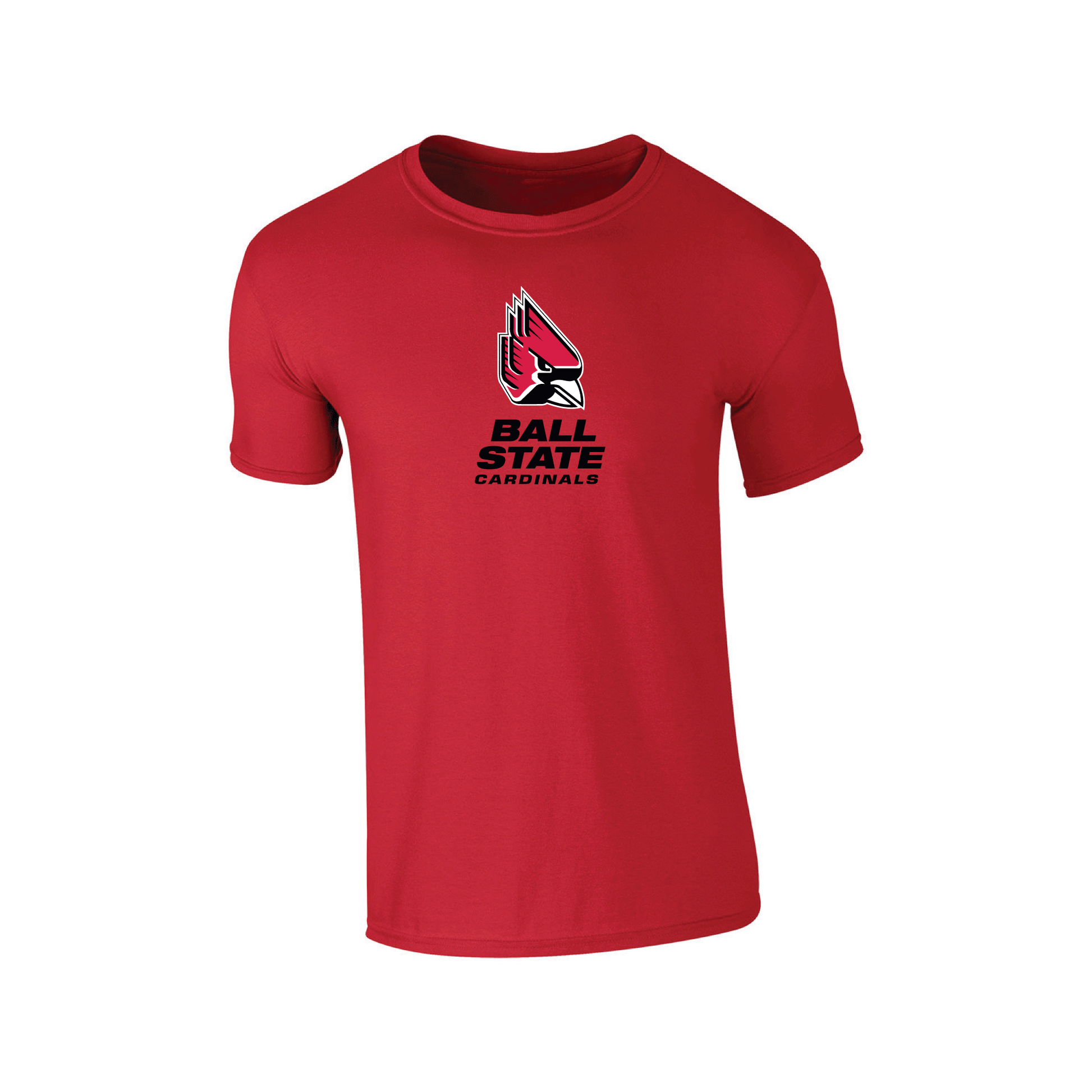 Ball State University Cardinals Jumbo Logo Adult T-Shirt