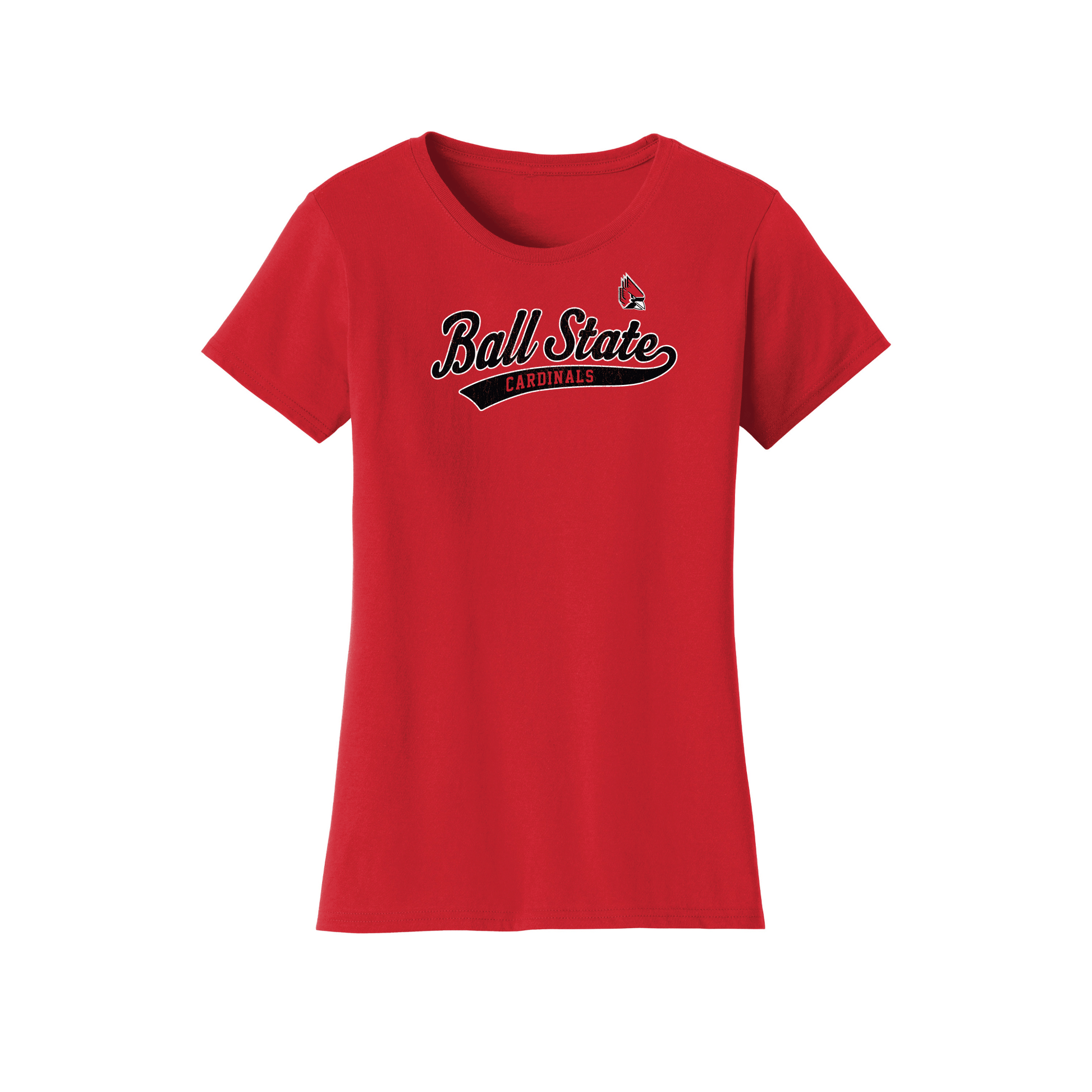 Ball State University Cardinals Old School Womens T-Shirt