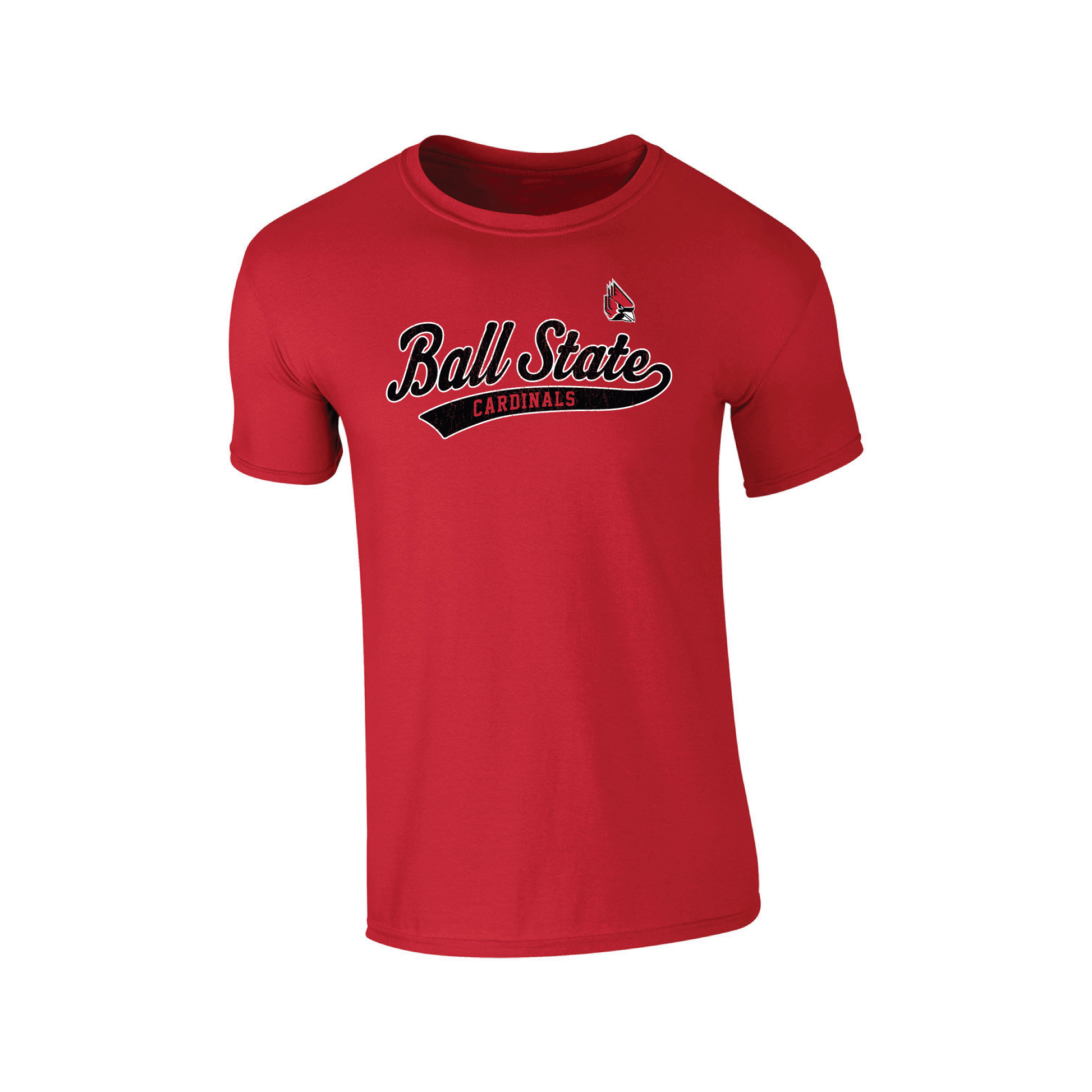 Ball State University Cardinals Old School Adult T-Shirt