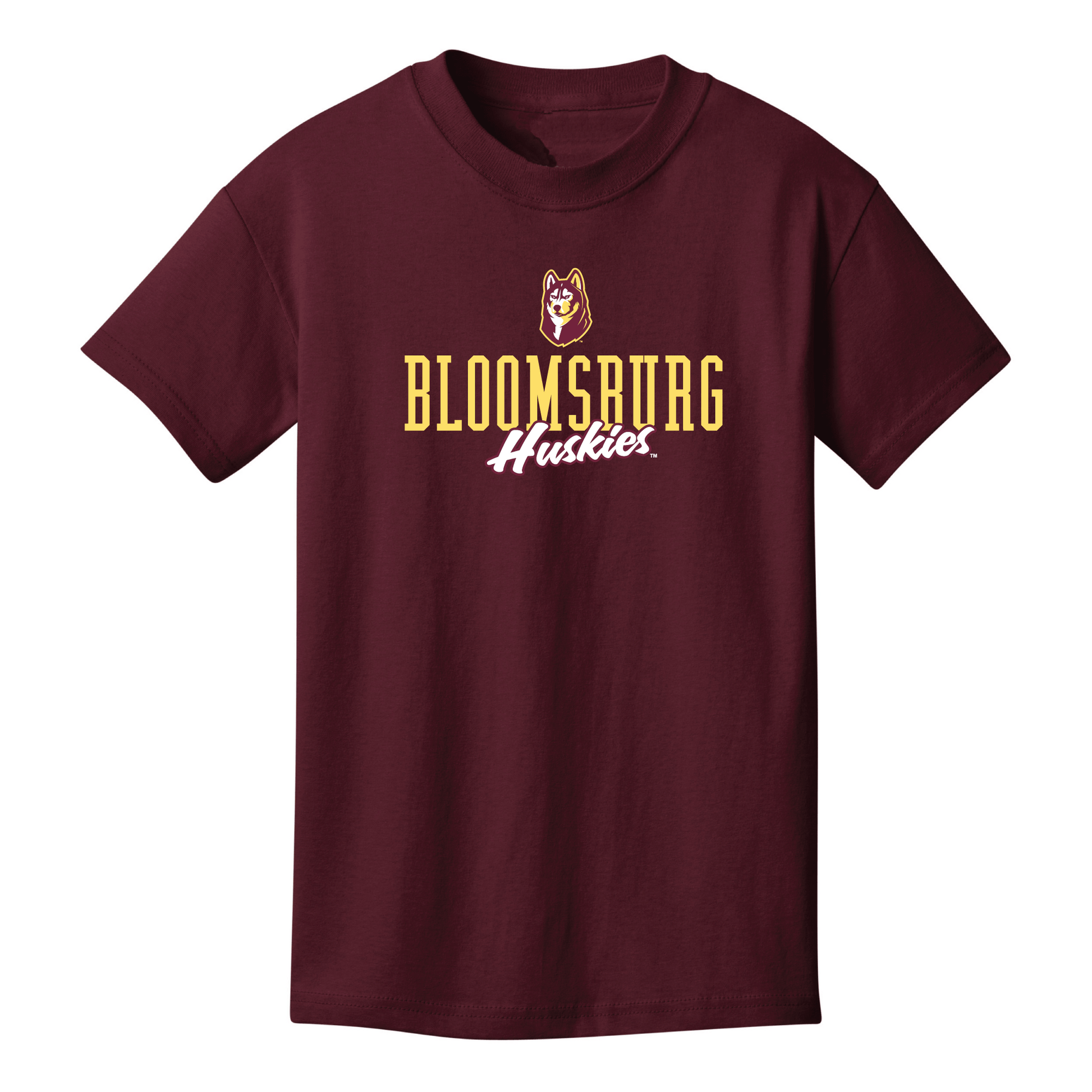 Bloomsburg University Huskies Campus Script Youth T-Shirt
