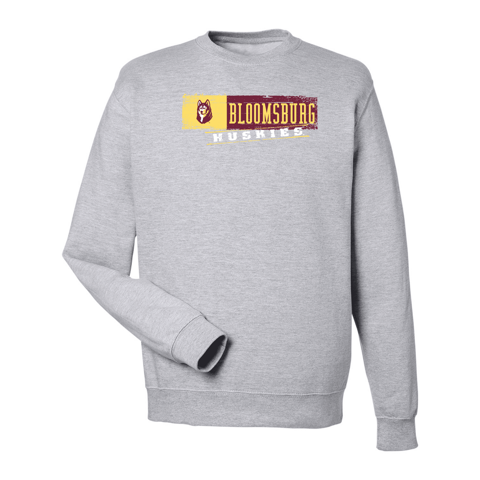 Bloomsburg University Huskies Sticker Crewneck Sweatshirt