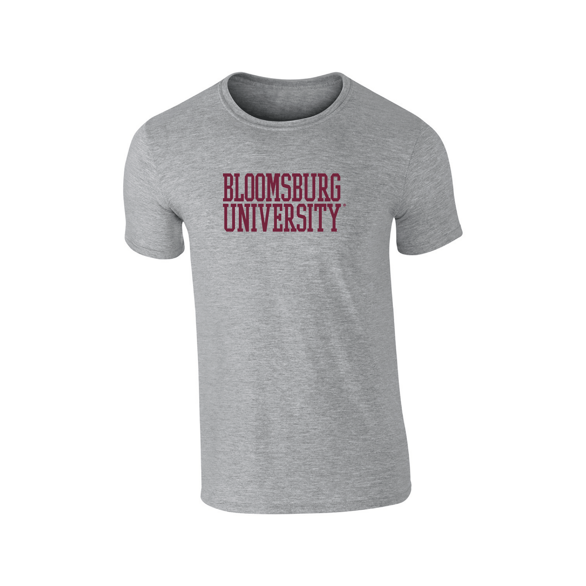 Bloomsburg University Huskies Block Adult T-Shirt